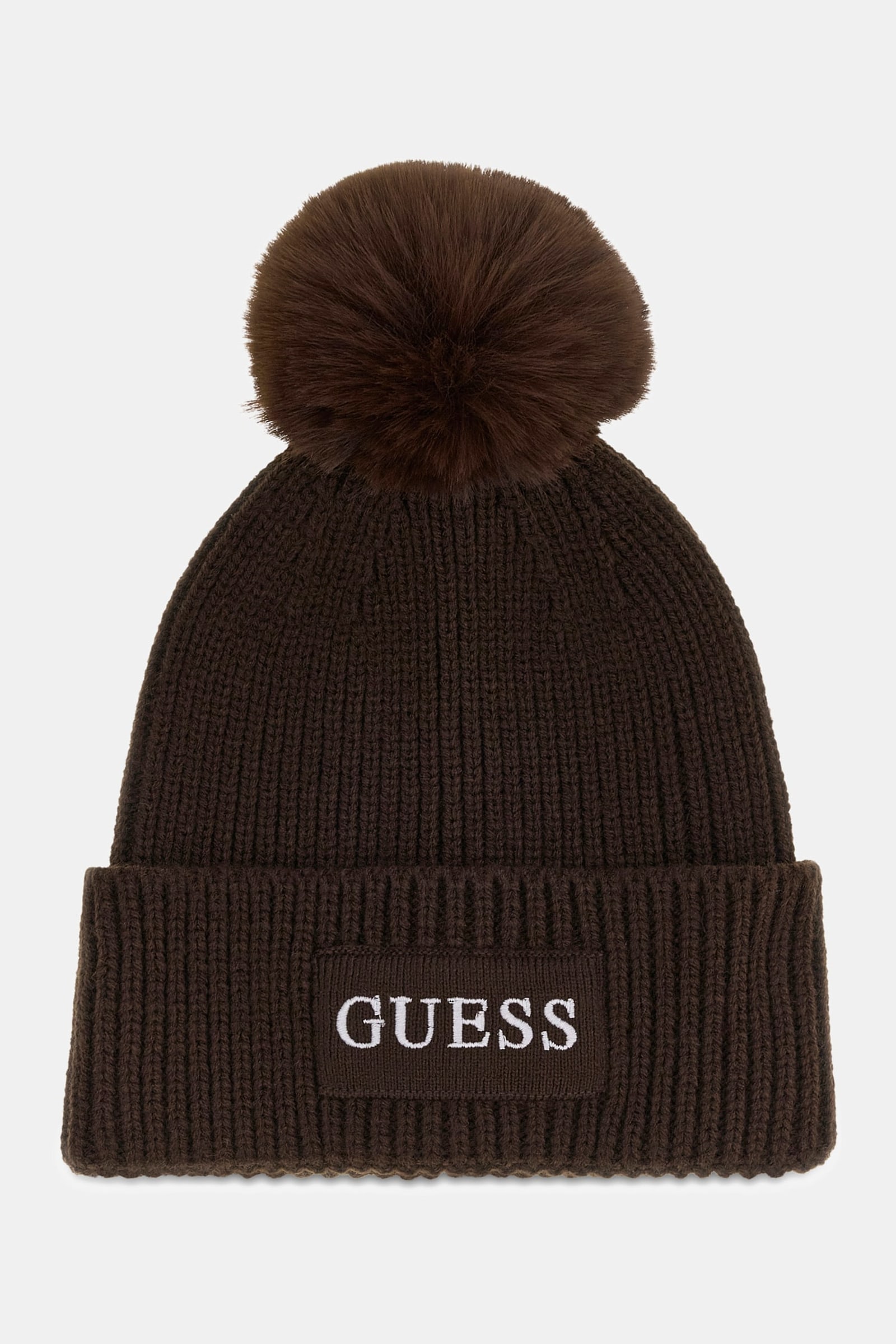 Guess Amorette Gebreide Muts in bruin