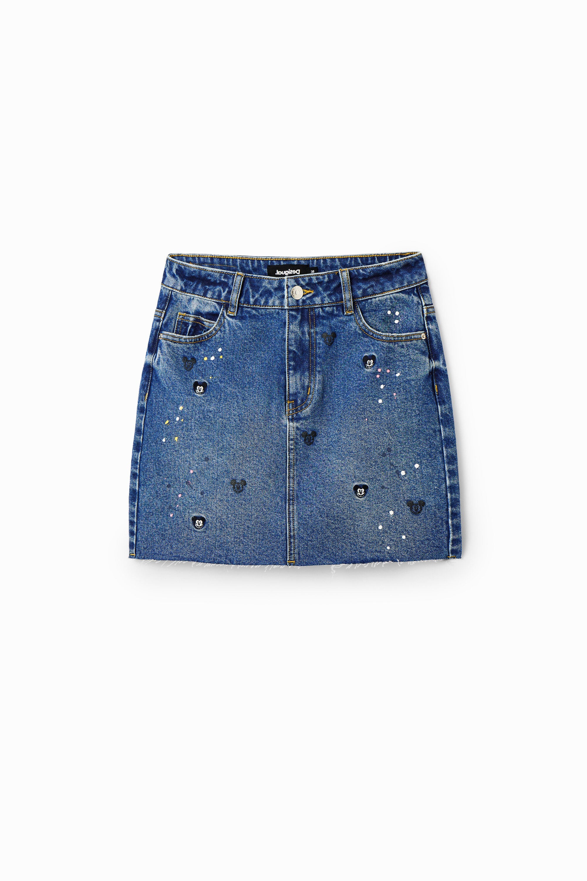 Desigual Mini spijkerrok Mickey Mouse