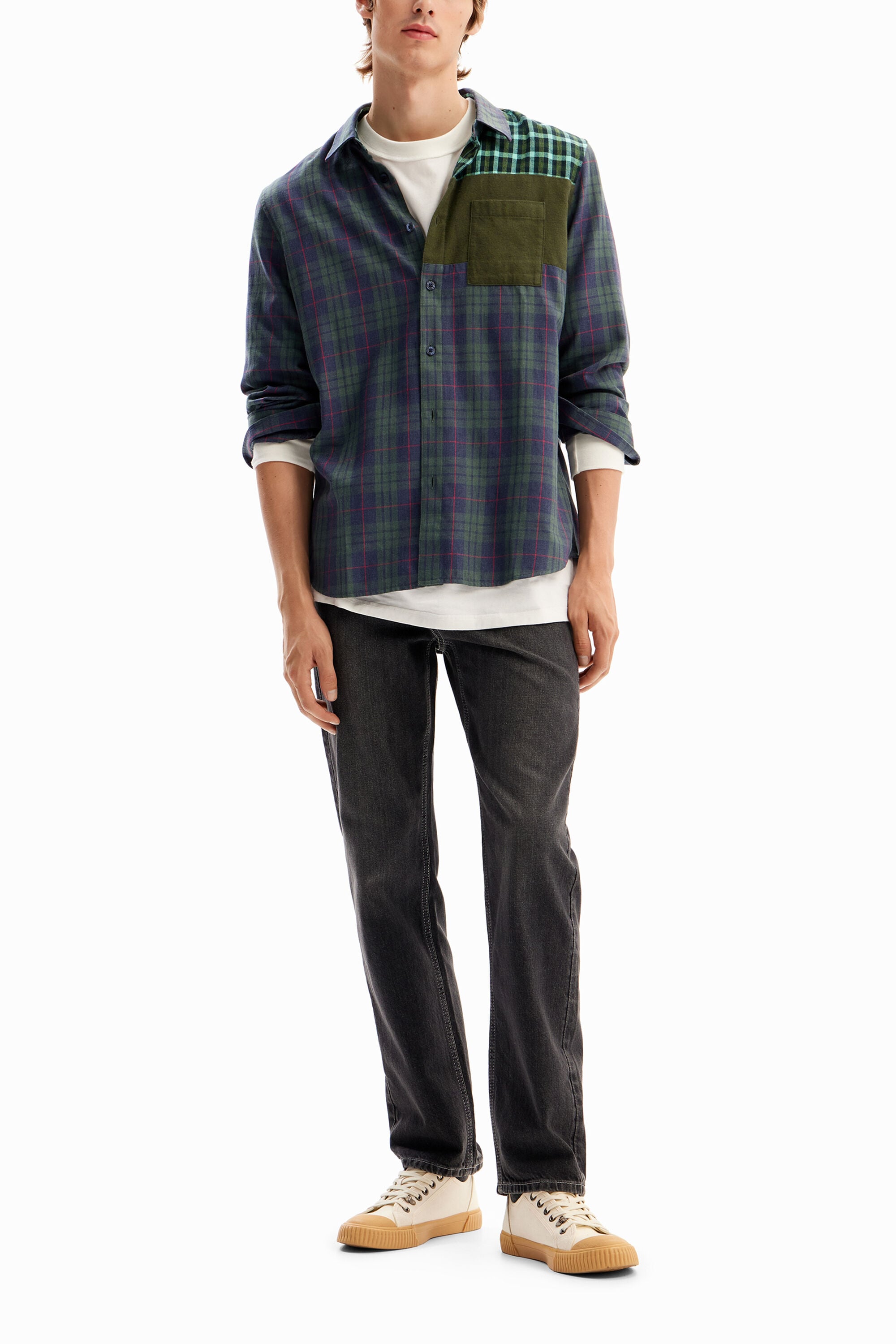 Desigual Geruit flanellen shirt
