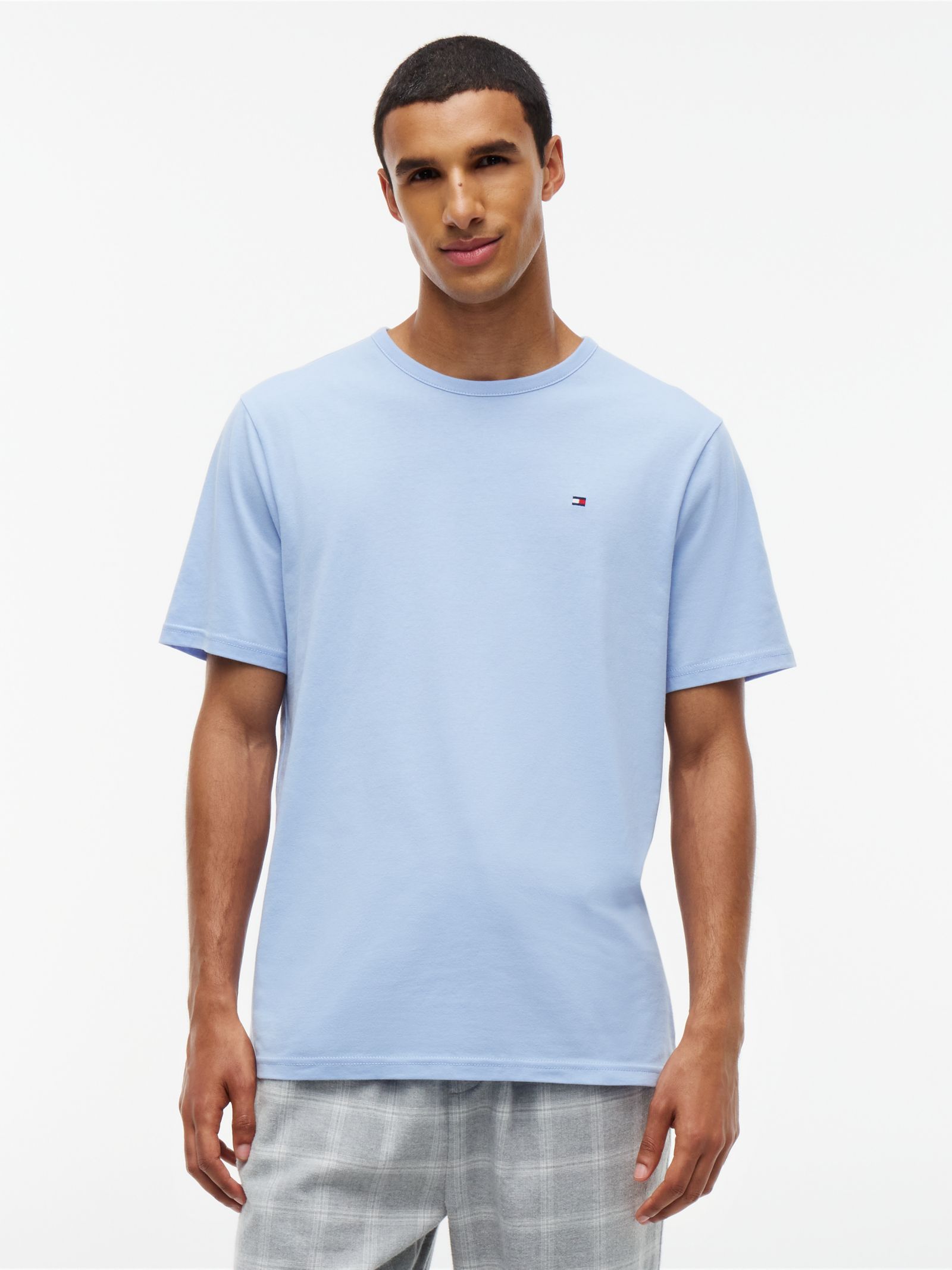 Tommy Hilfiger Set van 3 Signature Jersey Lounge T-Shirts in blauw