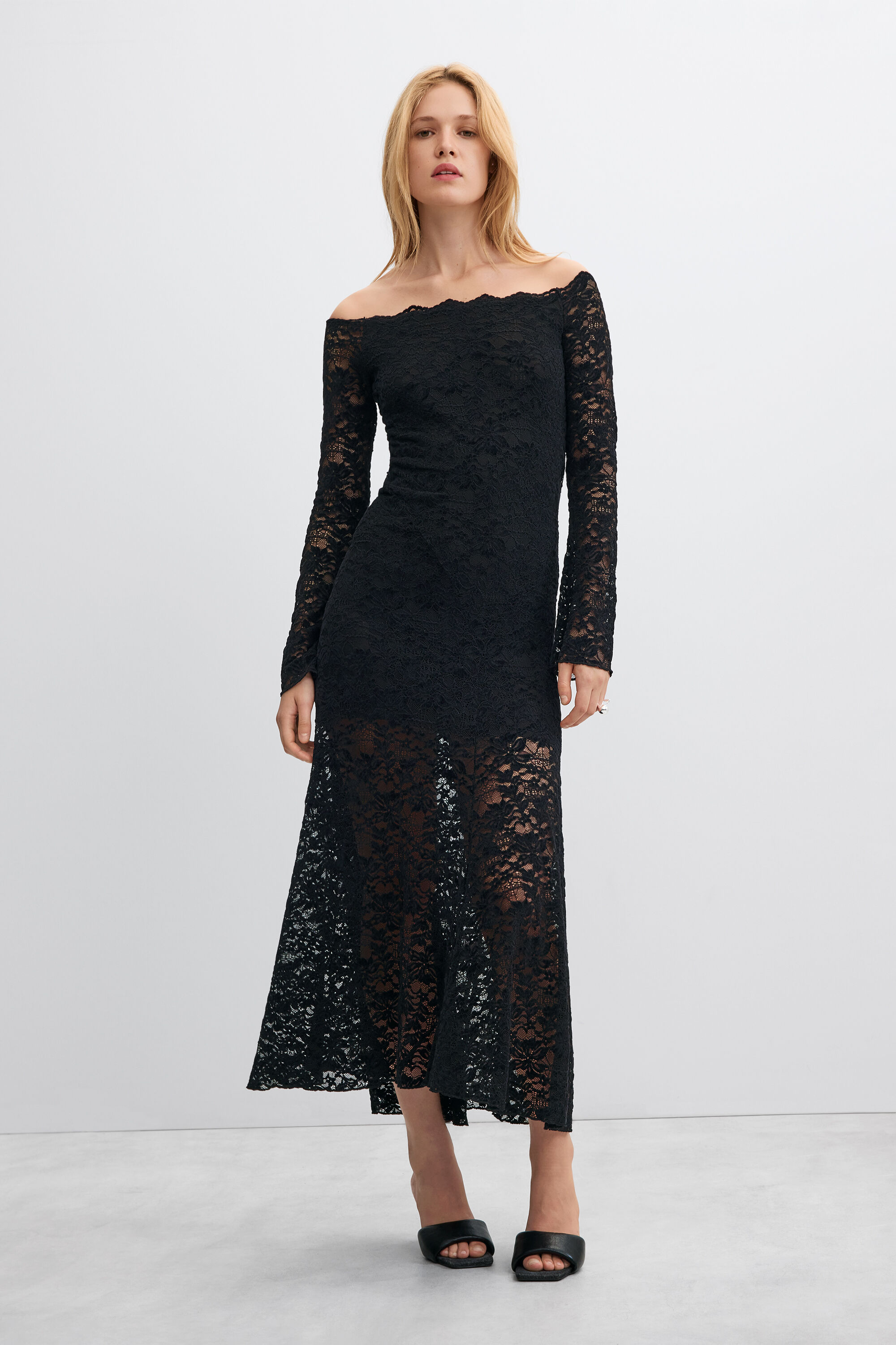 Desigual midijurk van kant