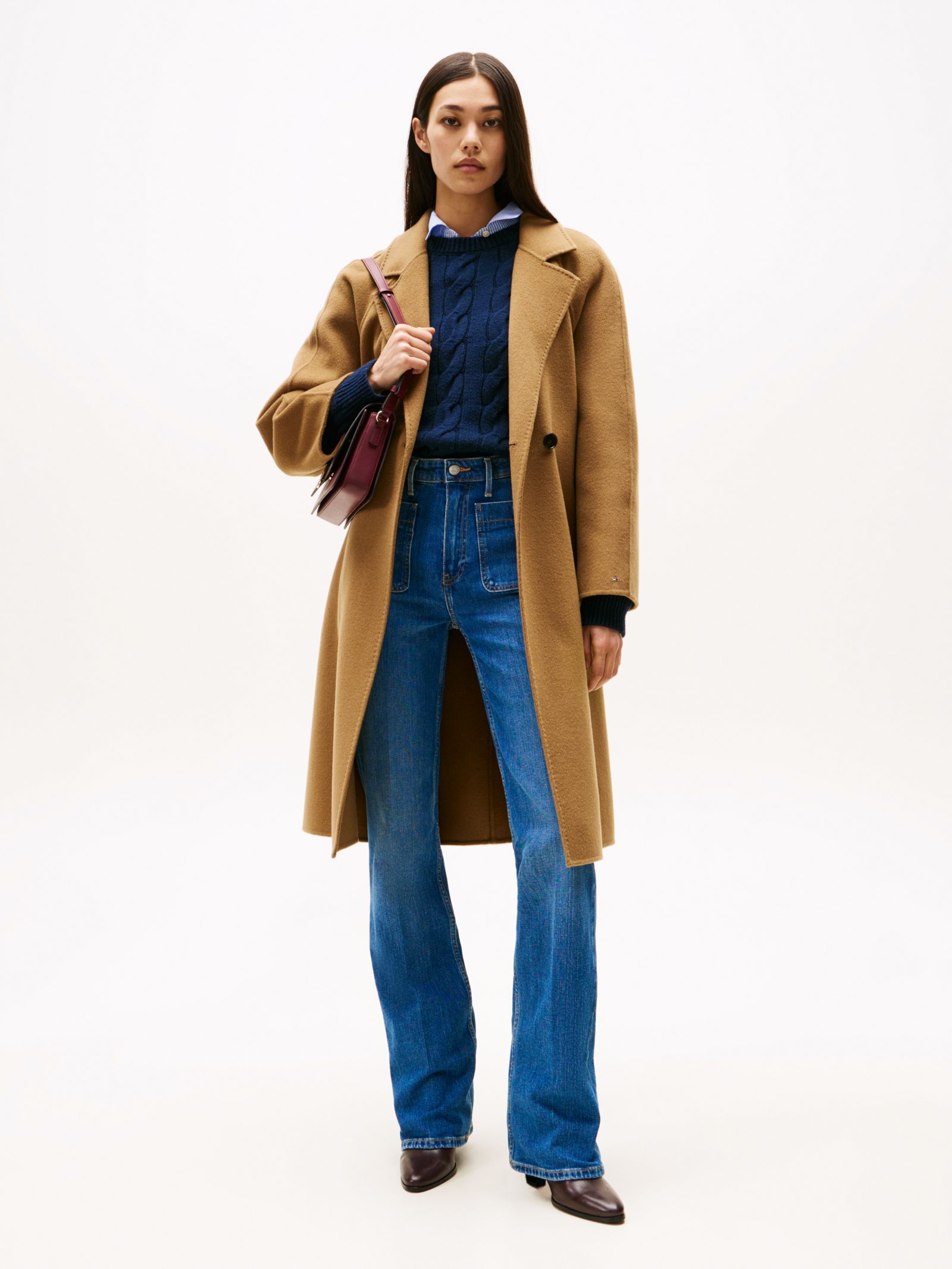 Tommy Hilfiger High rise bootcut jeans met opgezette zakken