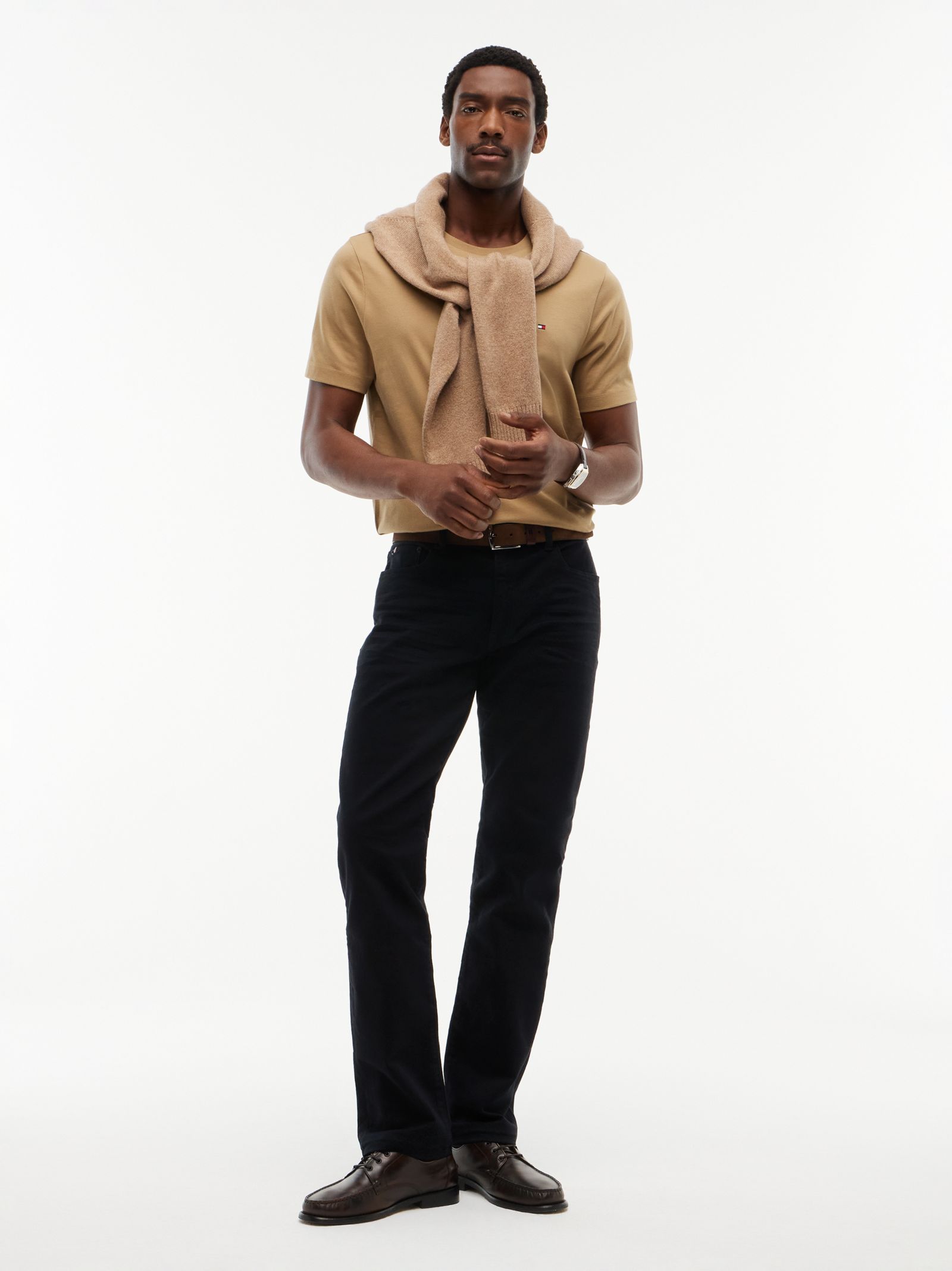 Tommy Hilfiger Denton zwarte slim straight jeans