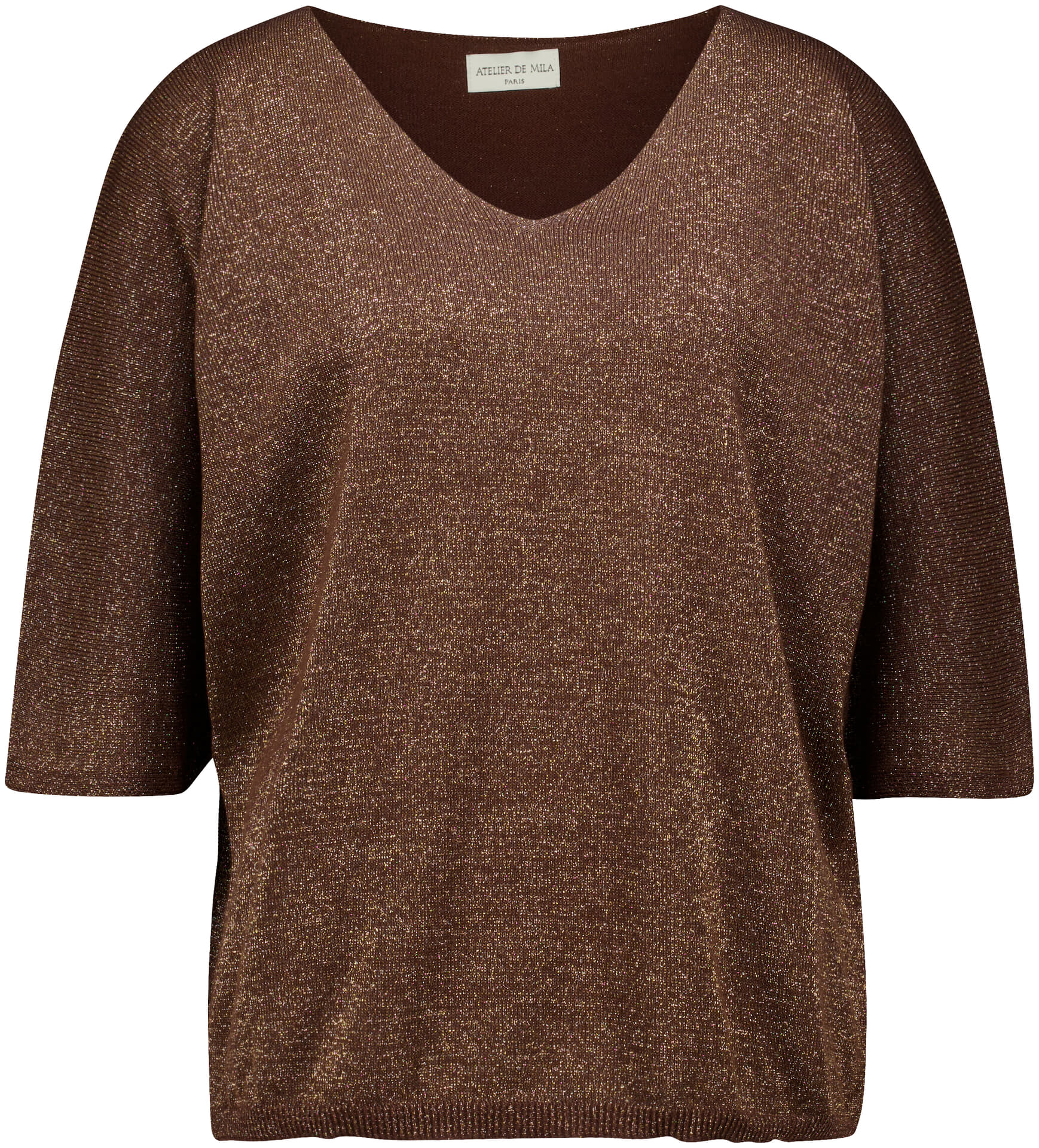 Bomont Glittertop Ros Bruin dames