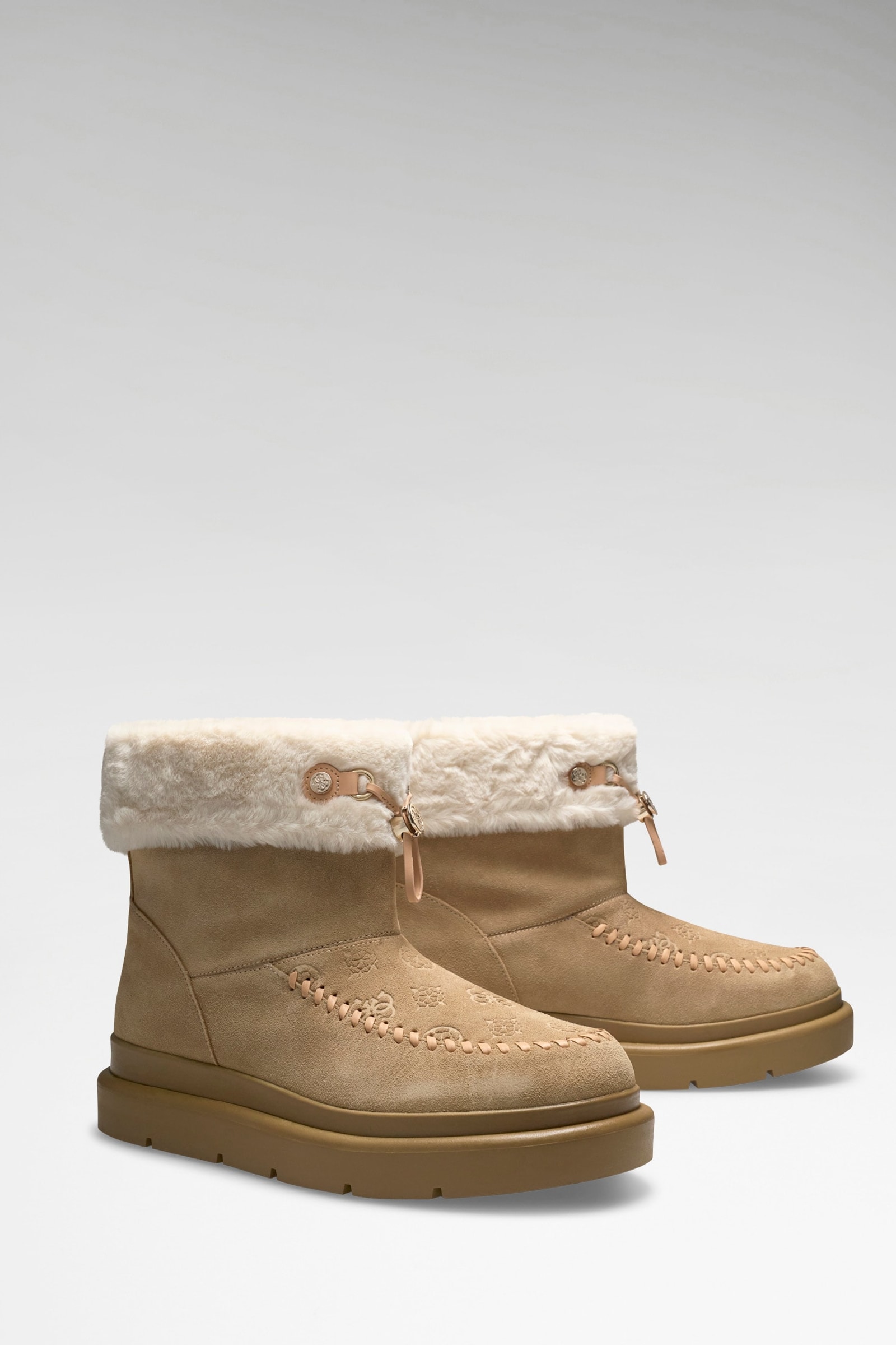 Guess Kenta Suède Laarzen in beige