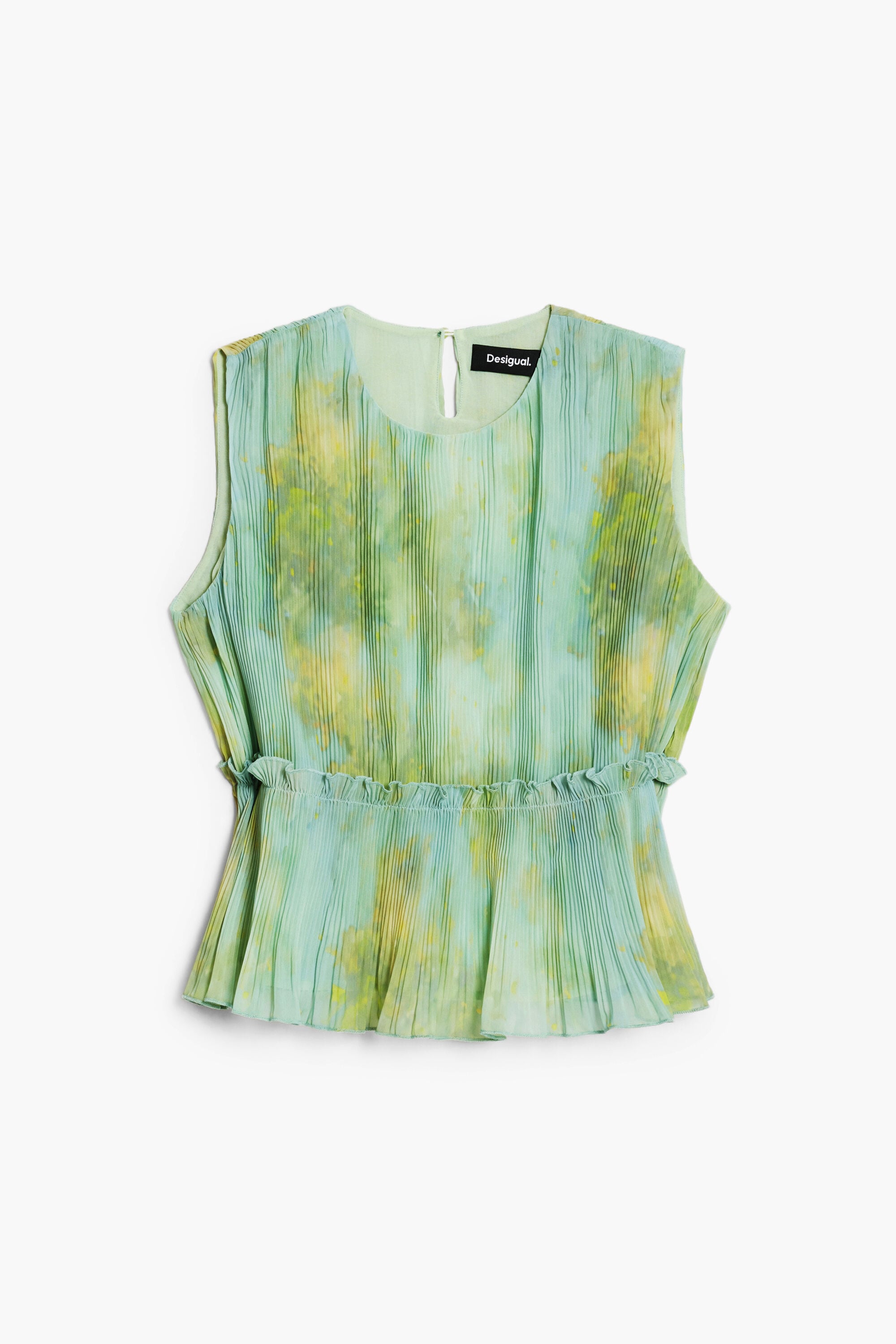 Desigual Blouse met geplooide ruches