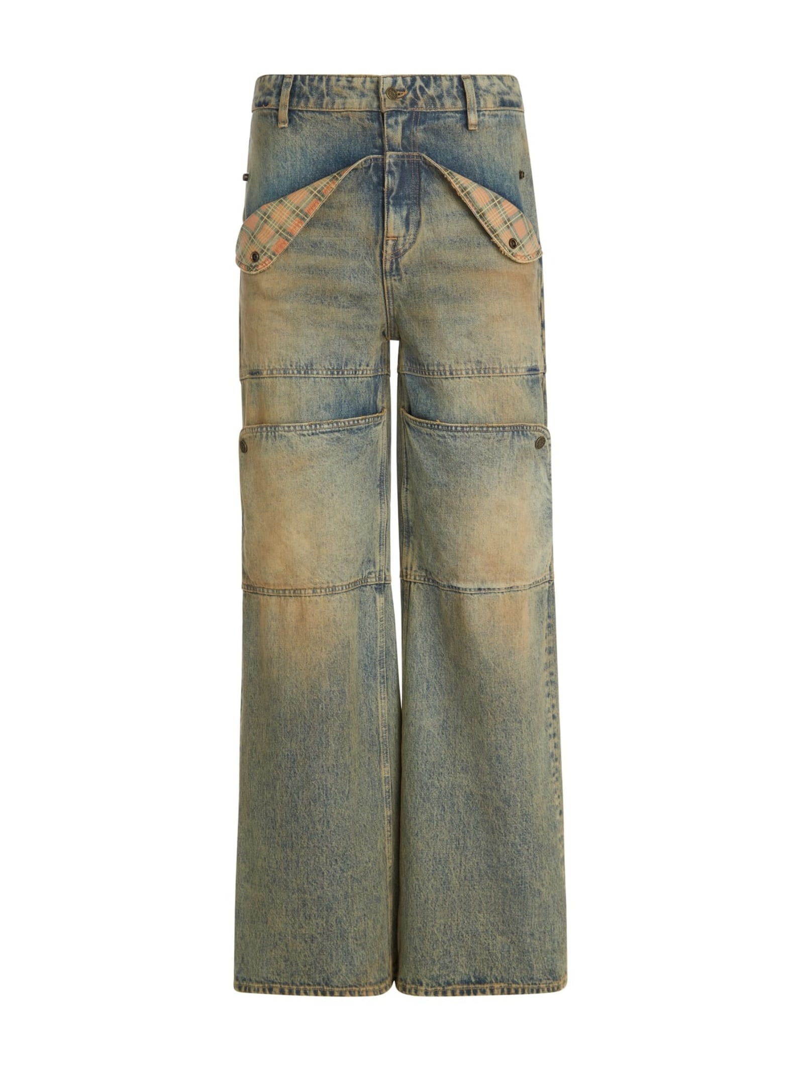 Guess Relaxed Utility-Jeans in blauw