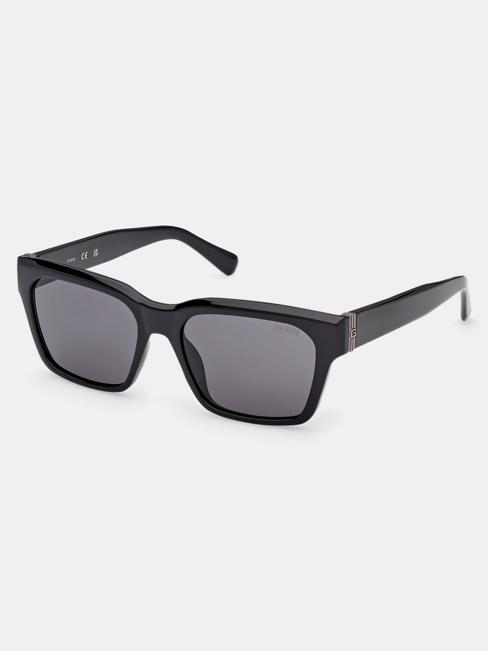 Guess Vierkante Zonnebril for men in zwart