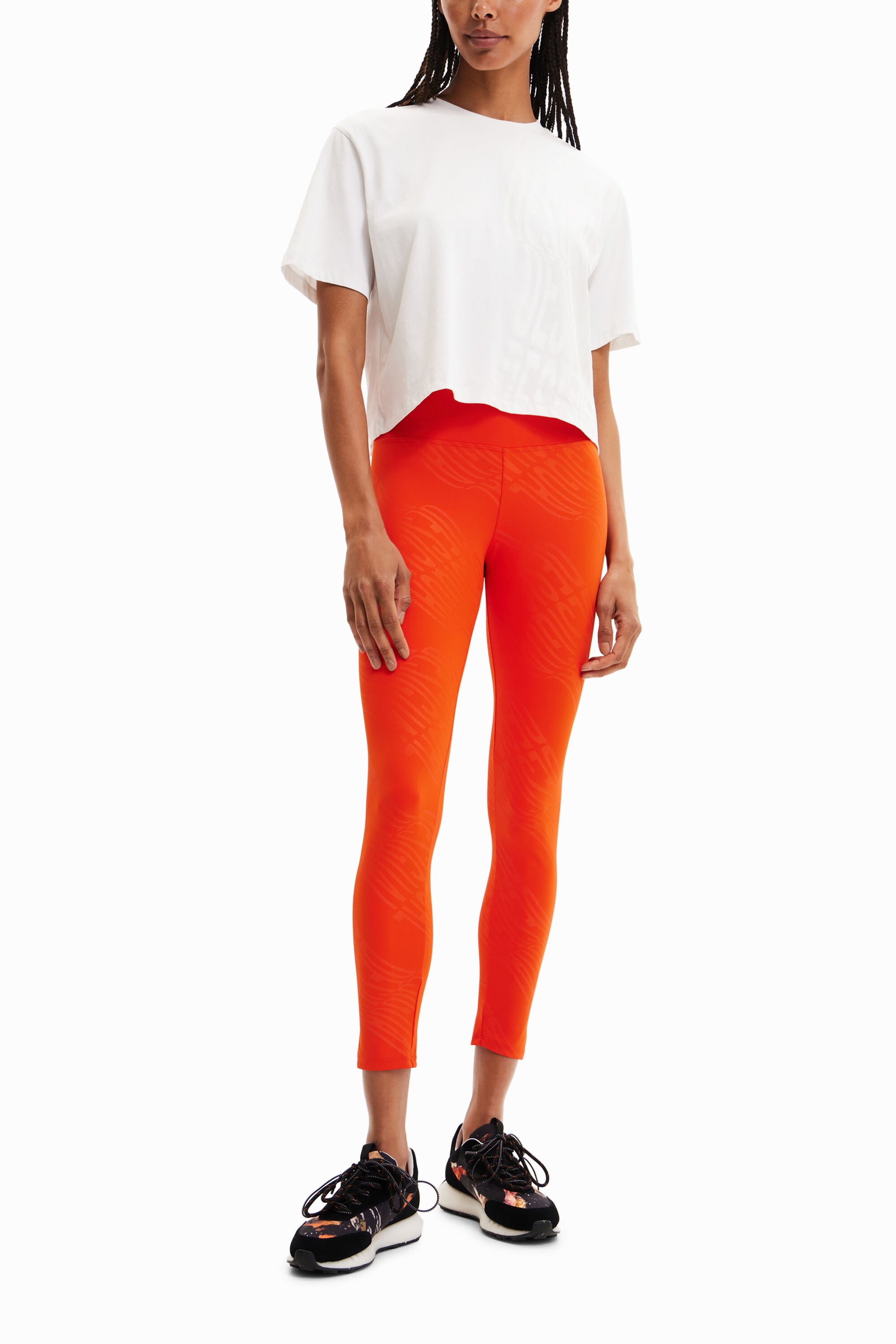 Desigual Bedrukte legging met Desigual-logo