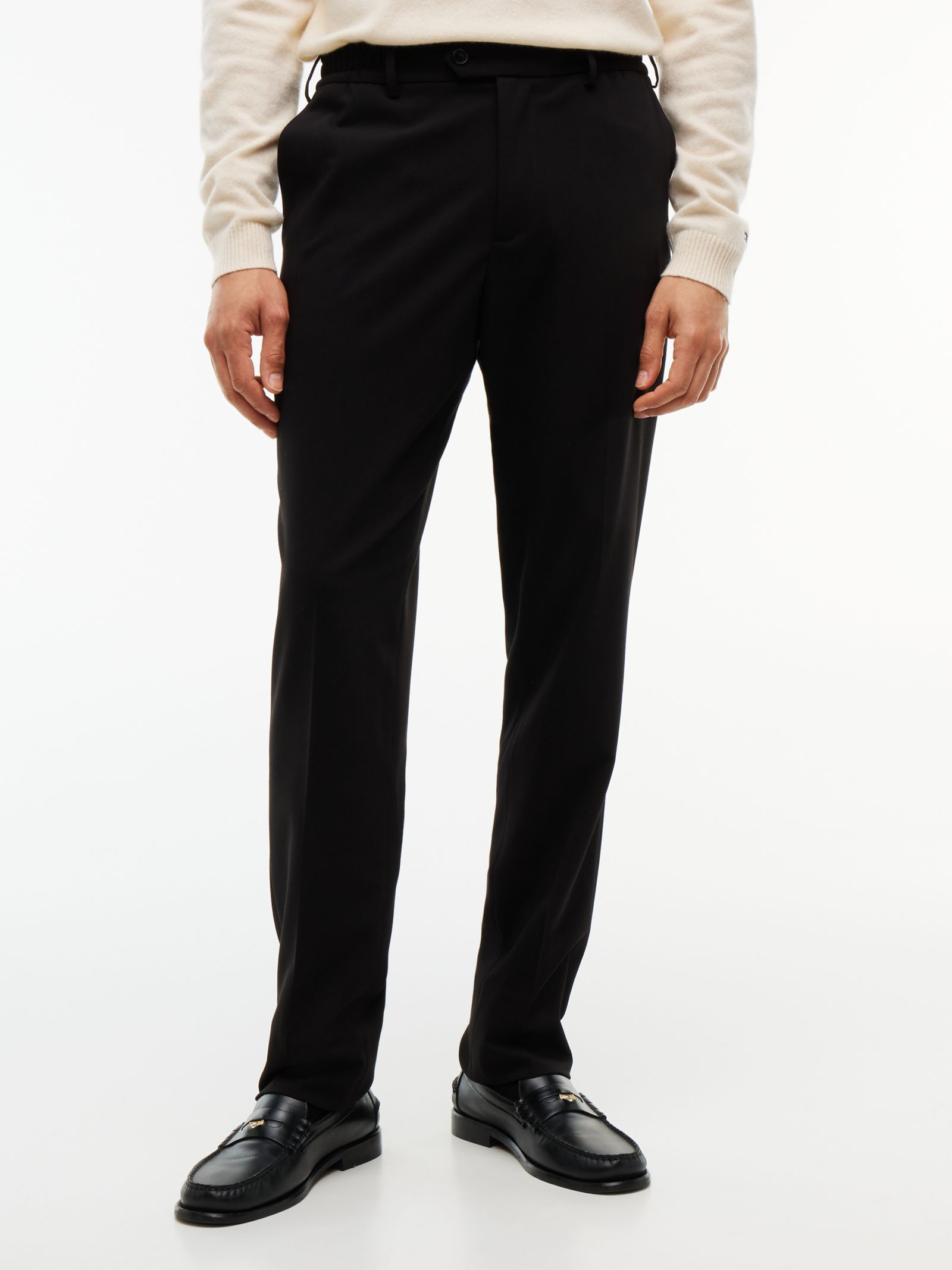 Tommy Hilfiger Tech Twill pantalon met wol