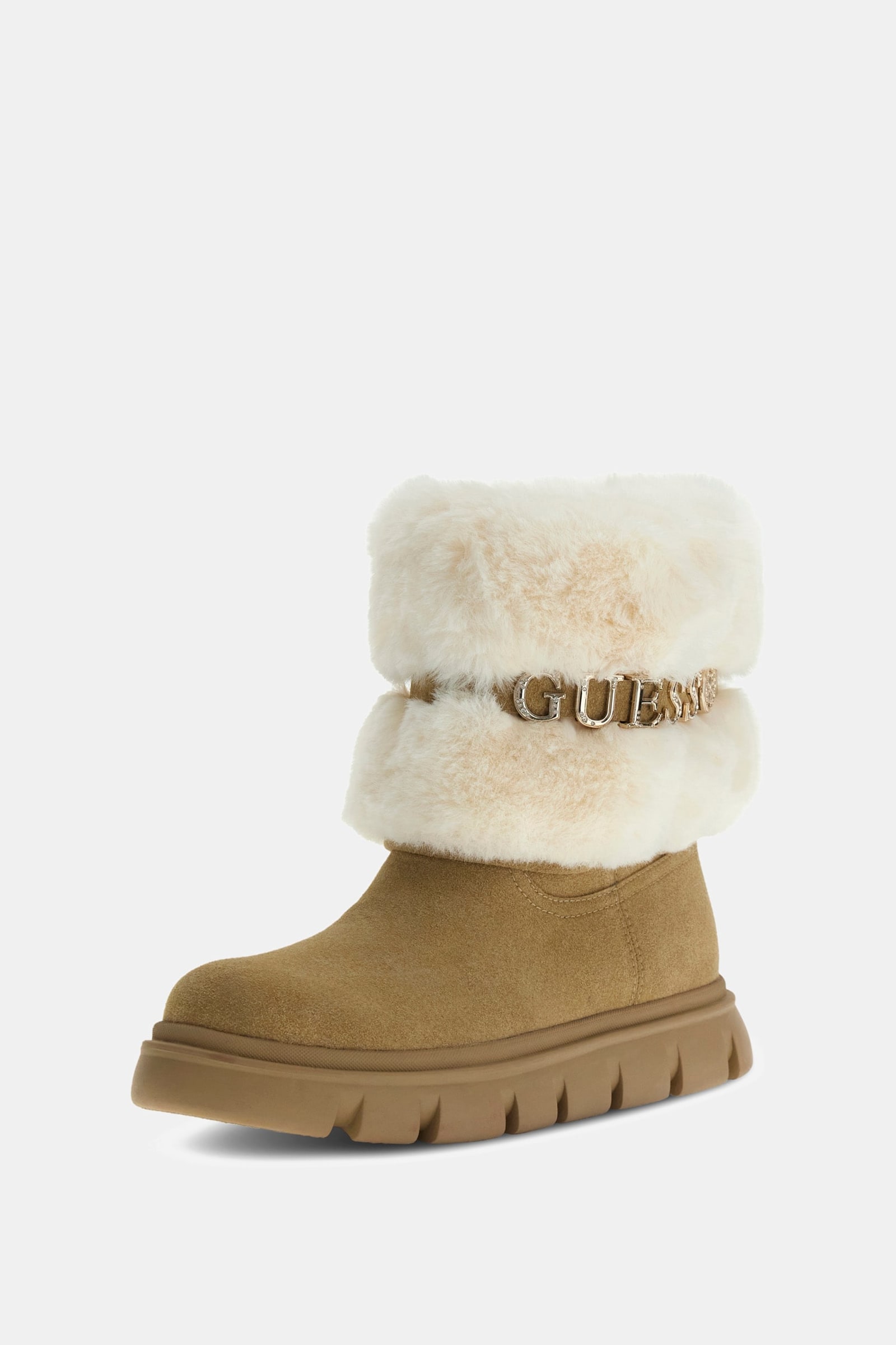 Guess Maribel Suède Laarzen in beige