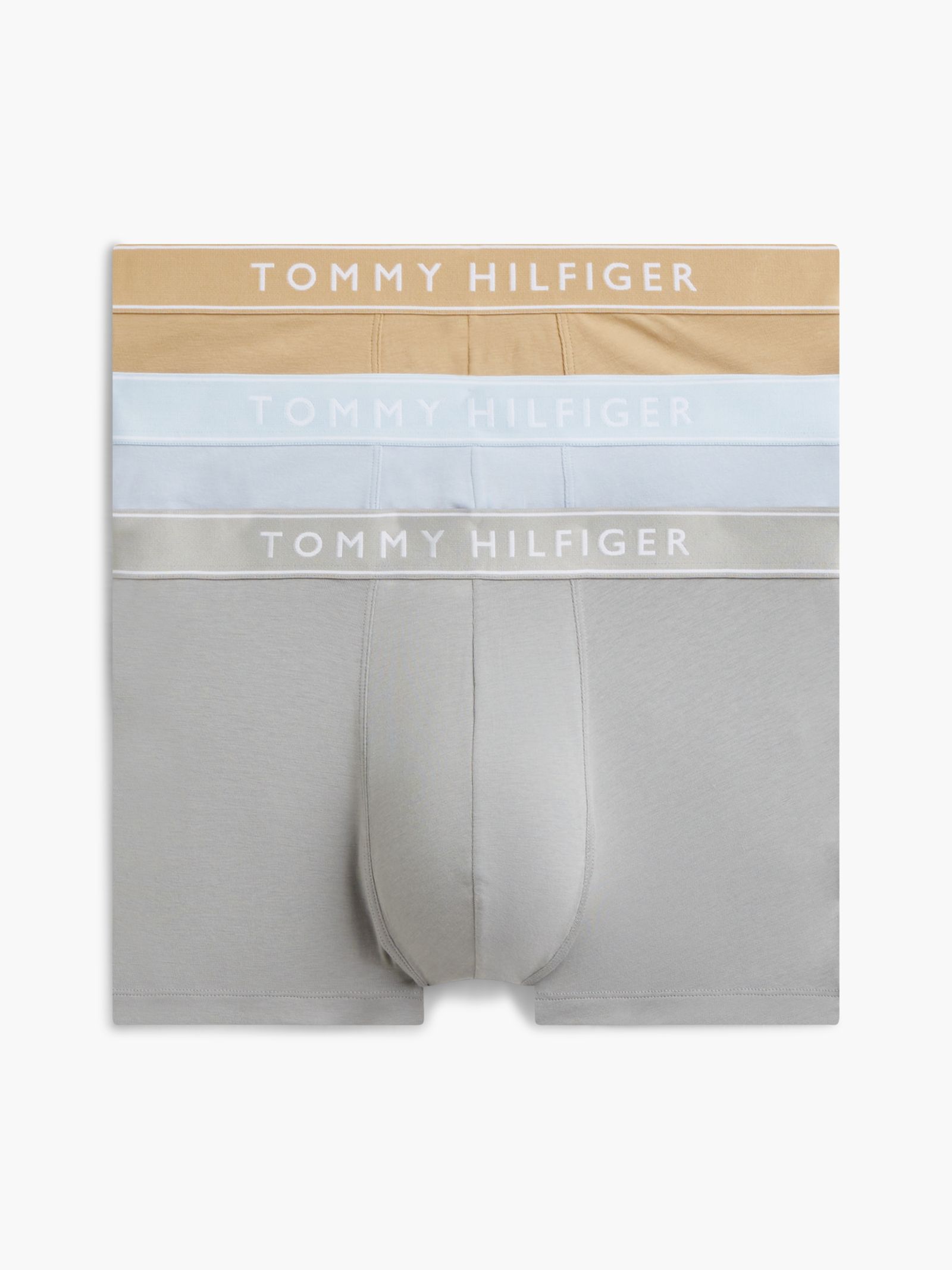 Tommy Hilfiger set van 3 Essential boxershorts met logotaille in multicolor