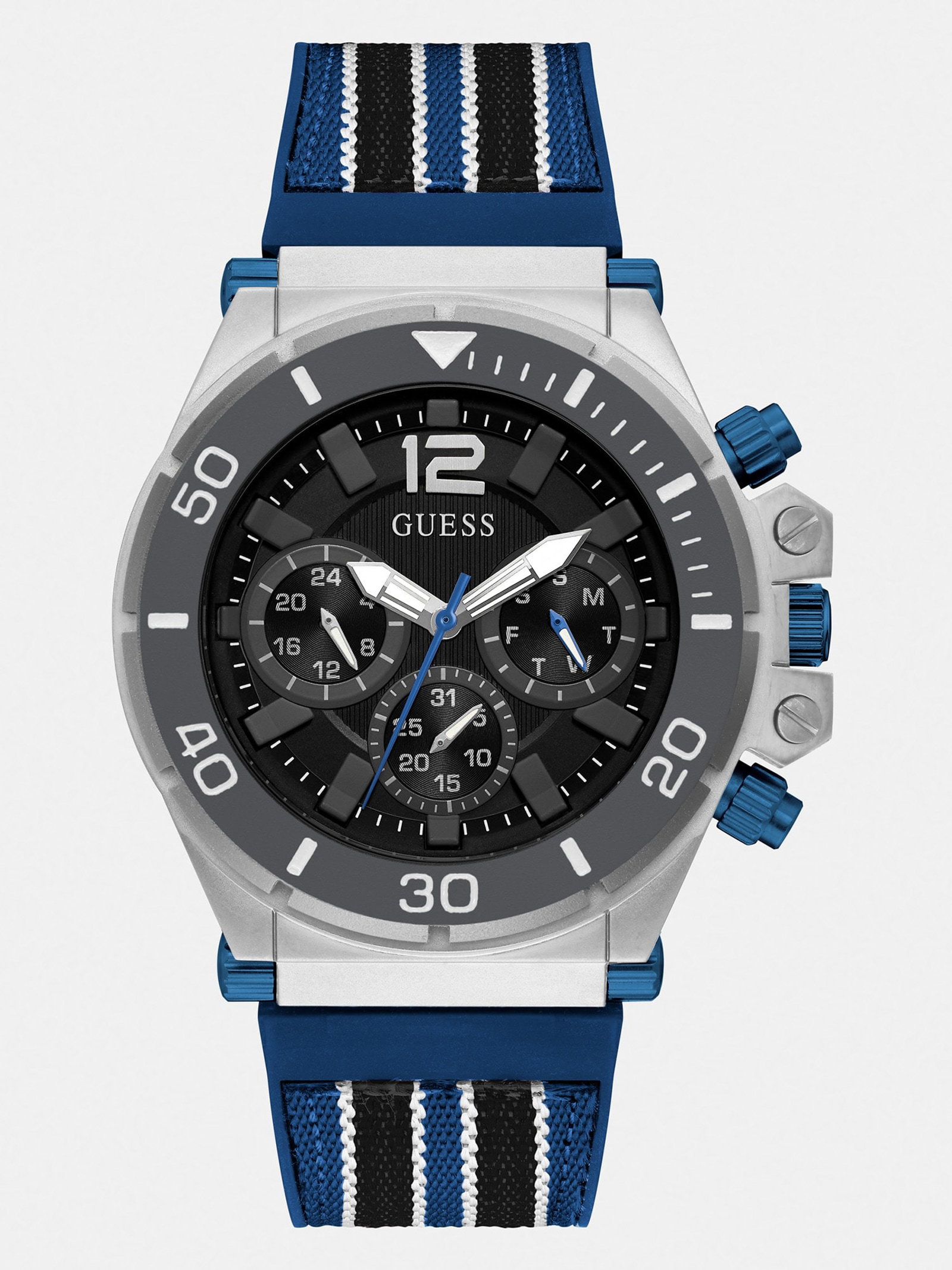 Guess Multifunctioneel Horloge for men in blauw