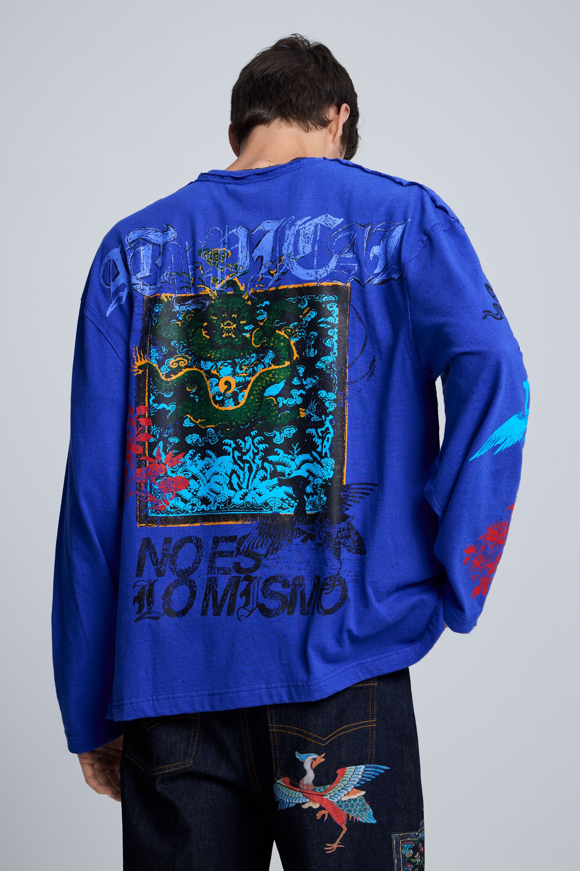 Desigual T-shirt met lange mouwen