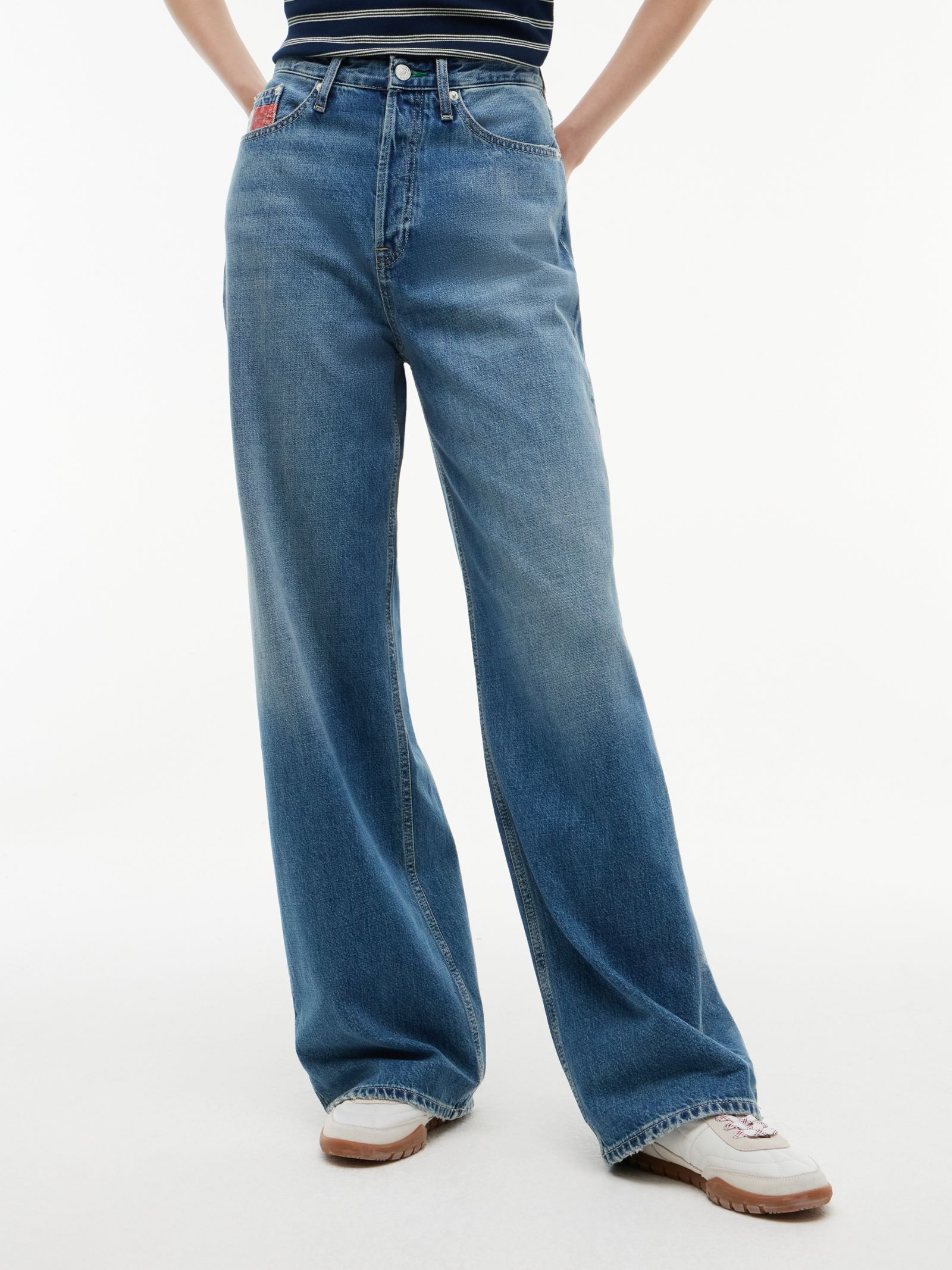 Tommy Jeans Claire High Rise Wide Jeans en zakken
