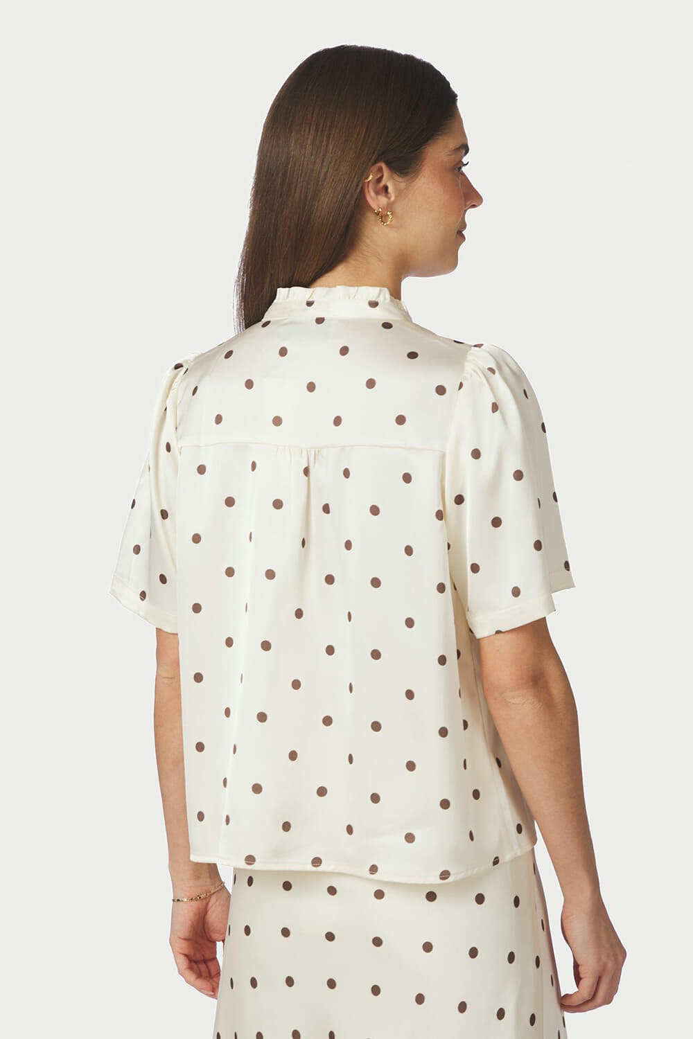 Neo Noir Blouse Torana Dotted Creme dames