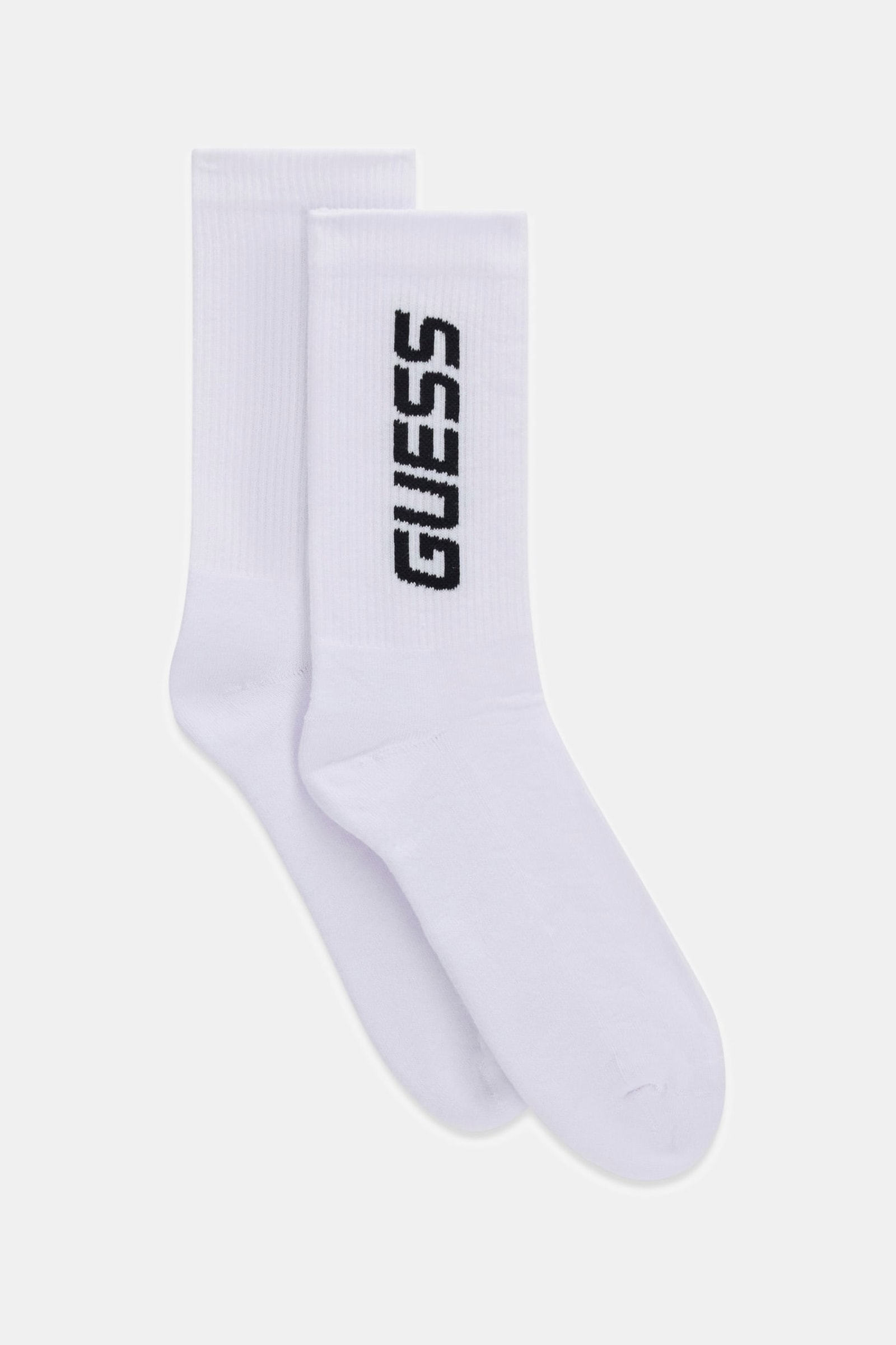 Guess Sokken Met Geborduurd Logo in wit