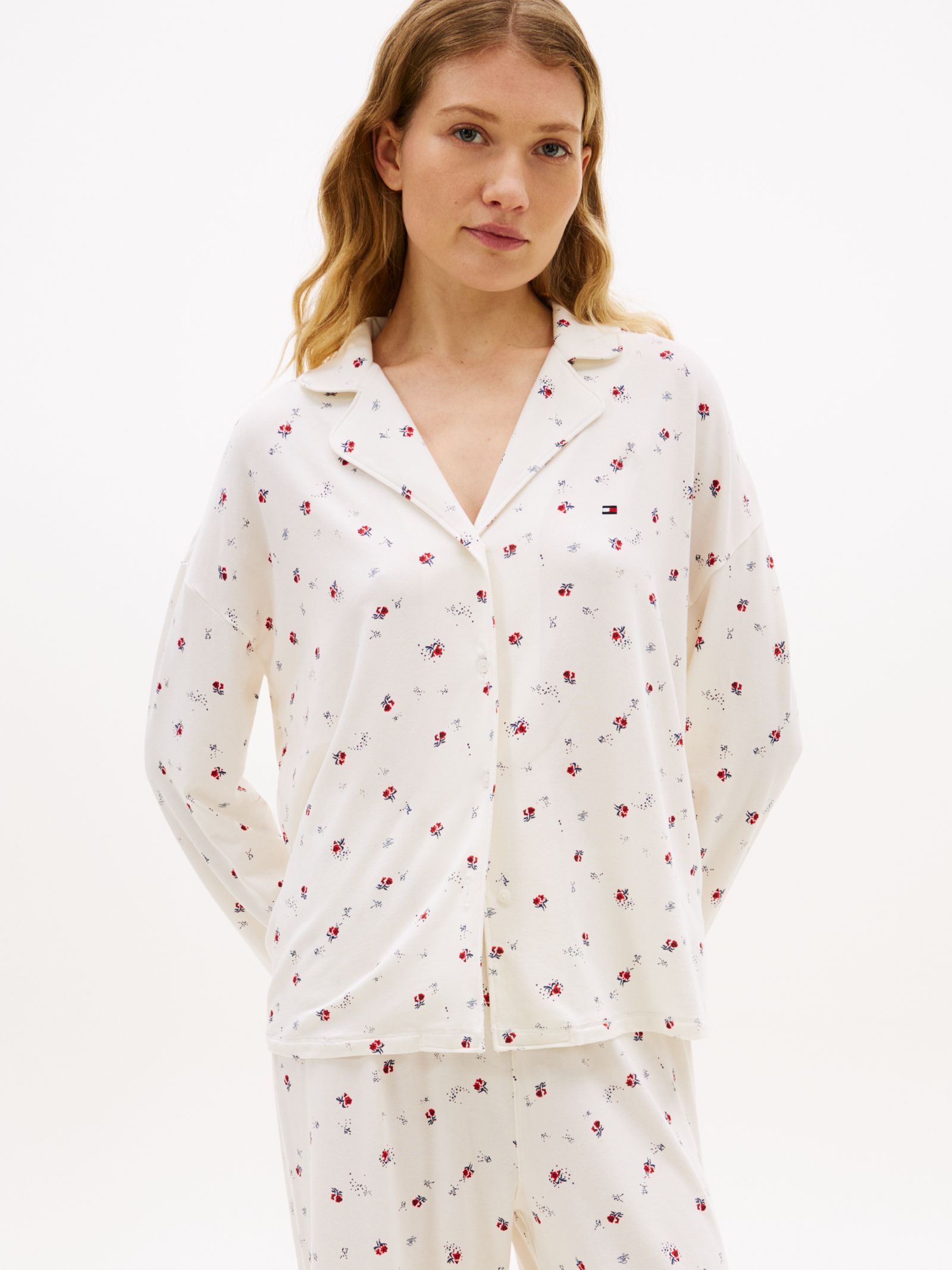 Tommy Hilfiger Essential pyjamashirt met print
