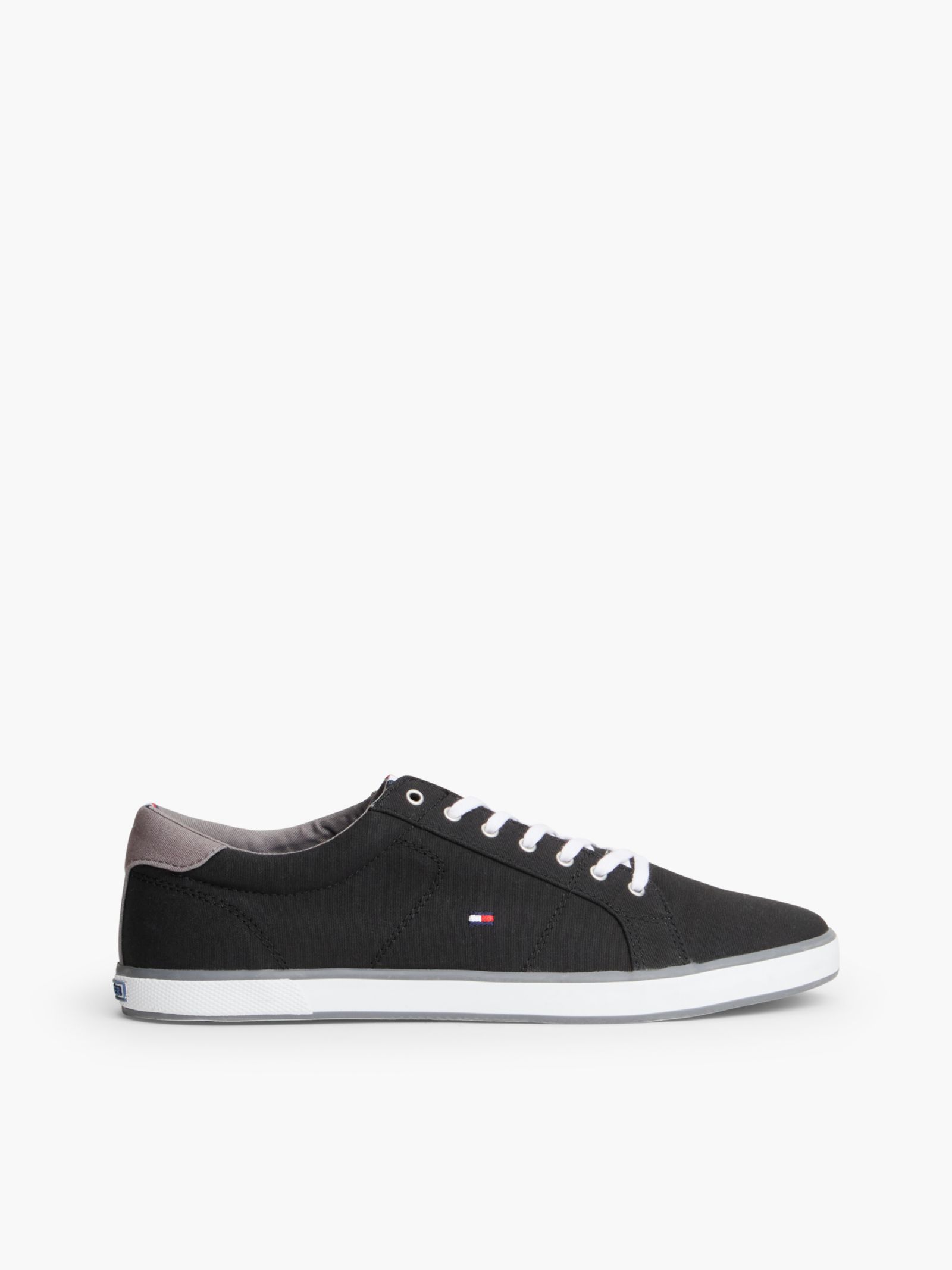 Tommy Hilfiger Sneaker van canvas met veters in zwart