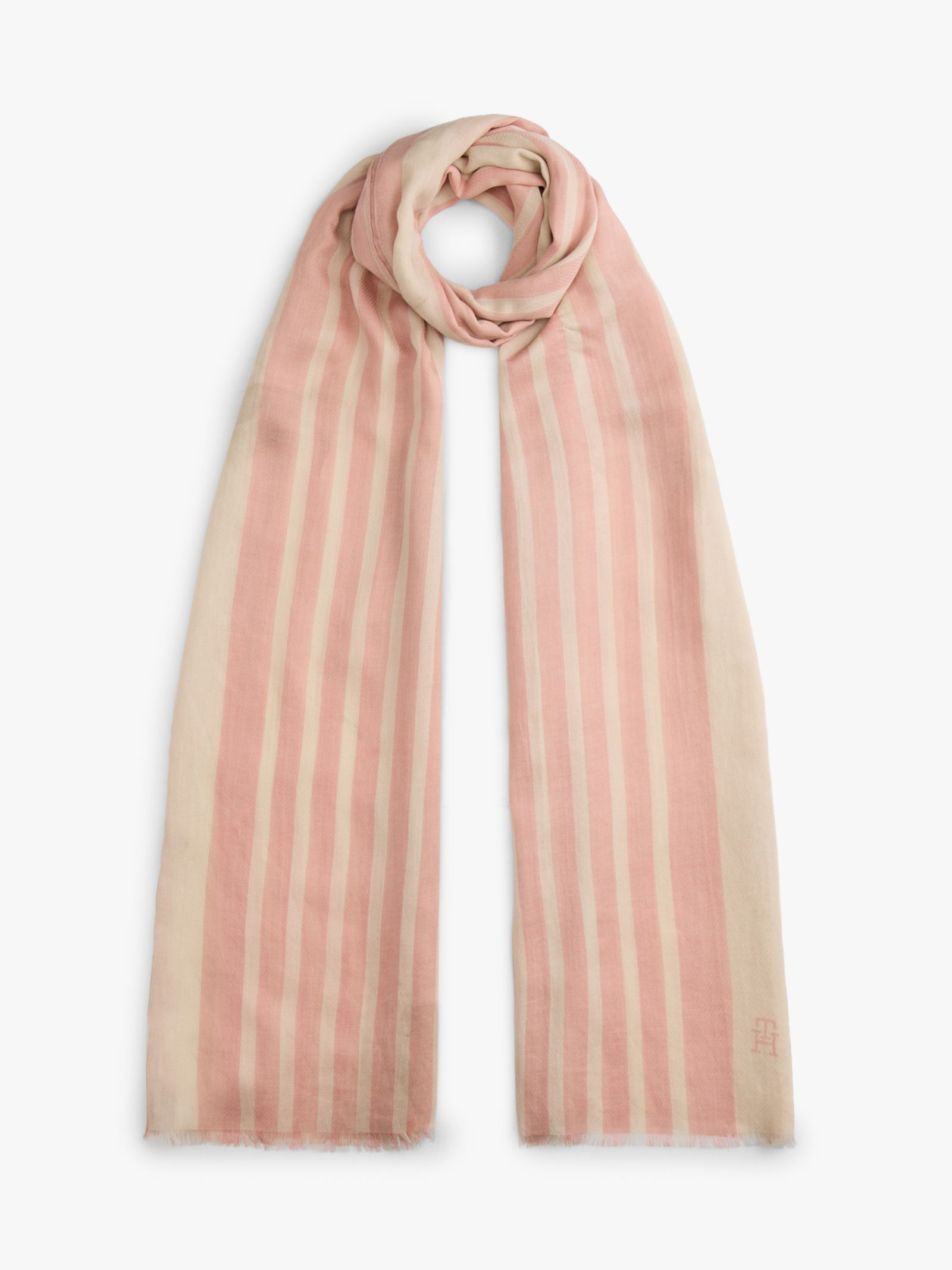 Tommy Hilfiger Chic rechthoekige sjaal met TH monogram