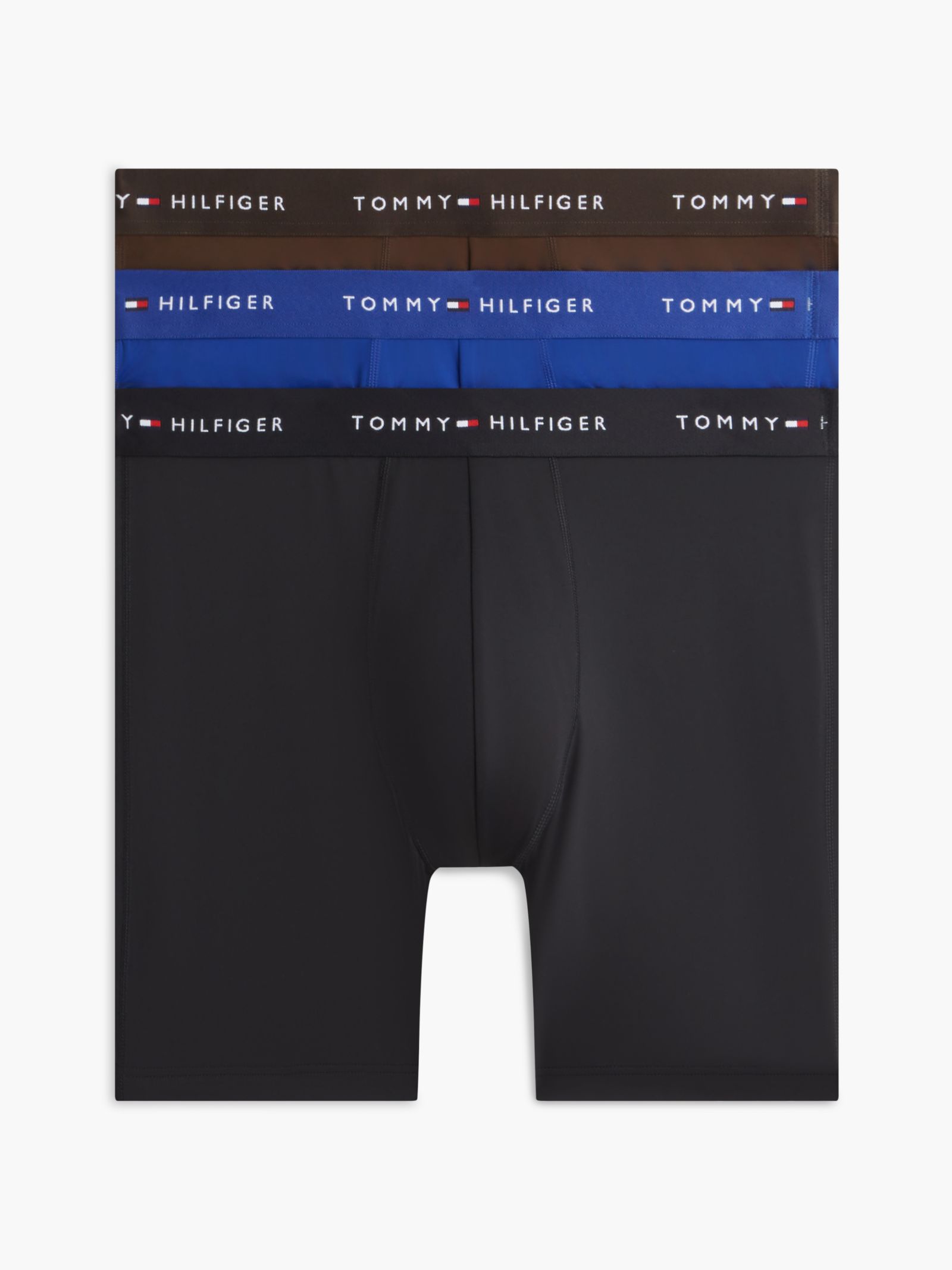 Tommy Hilfiger Set van 3 lange boxer briefs van microvezel met Signature Detail