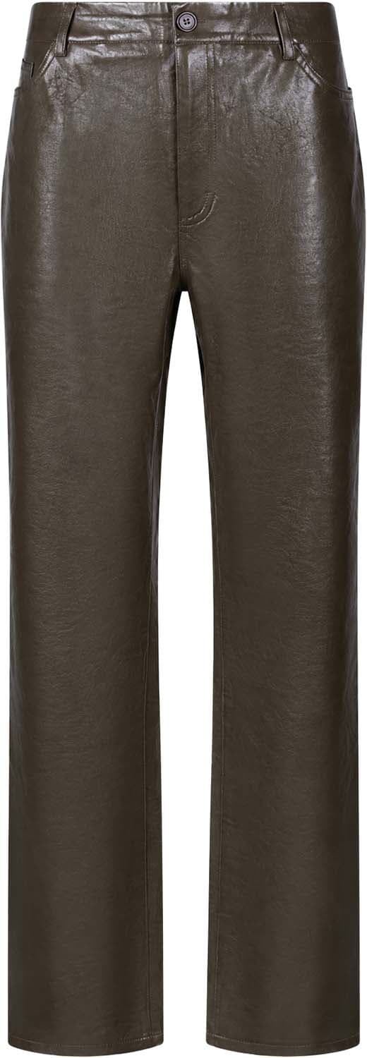 Nukus Broek Patricia PU Groen dames