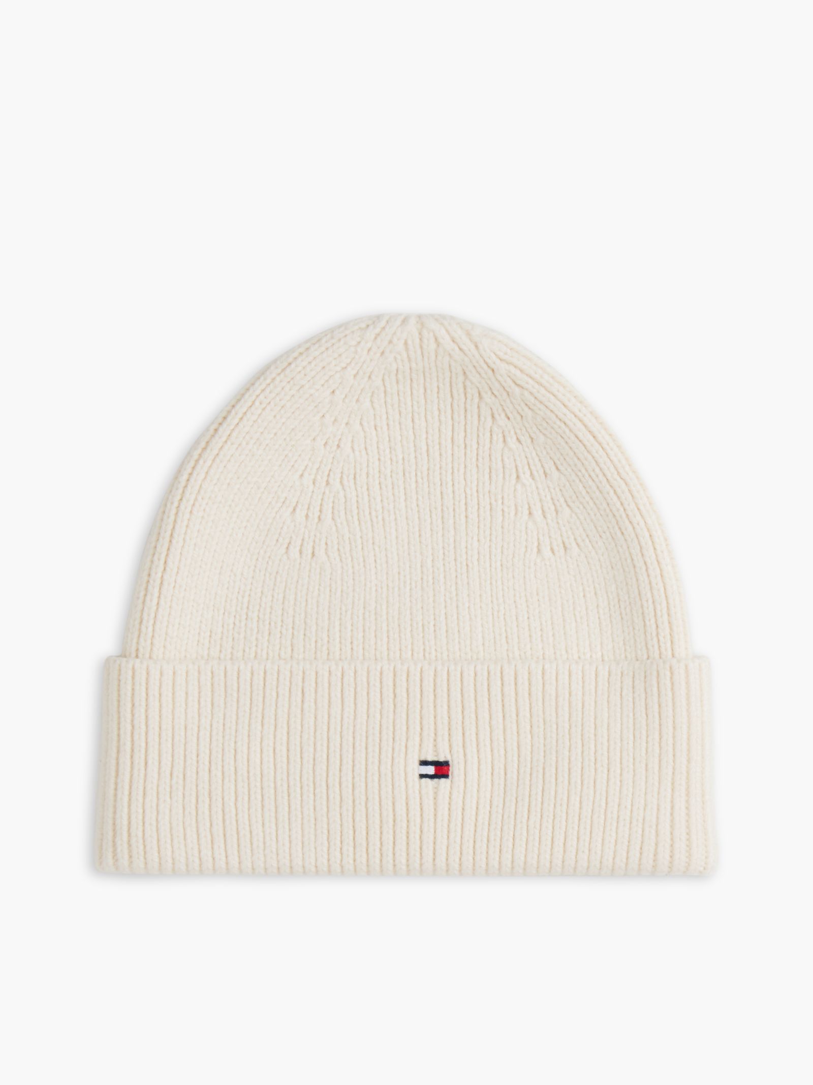 Tommy Hilfiger Cadeaubox met beanie en sjaal met Hilfiger vlag in beige