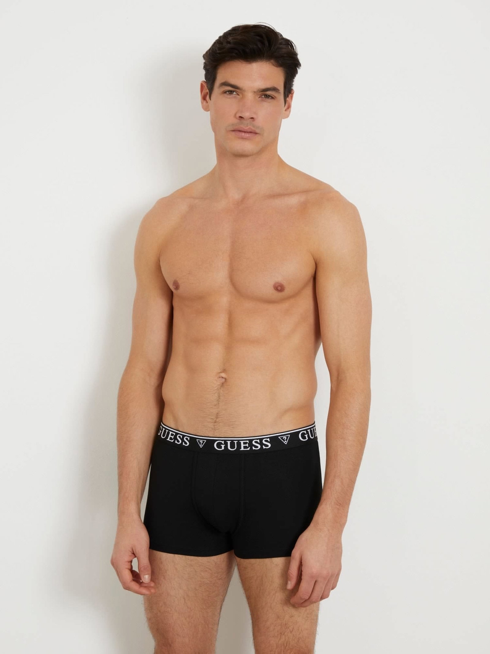 Guess Boxer Met Logo Op Elastische Tailleband in zwart