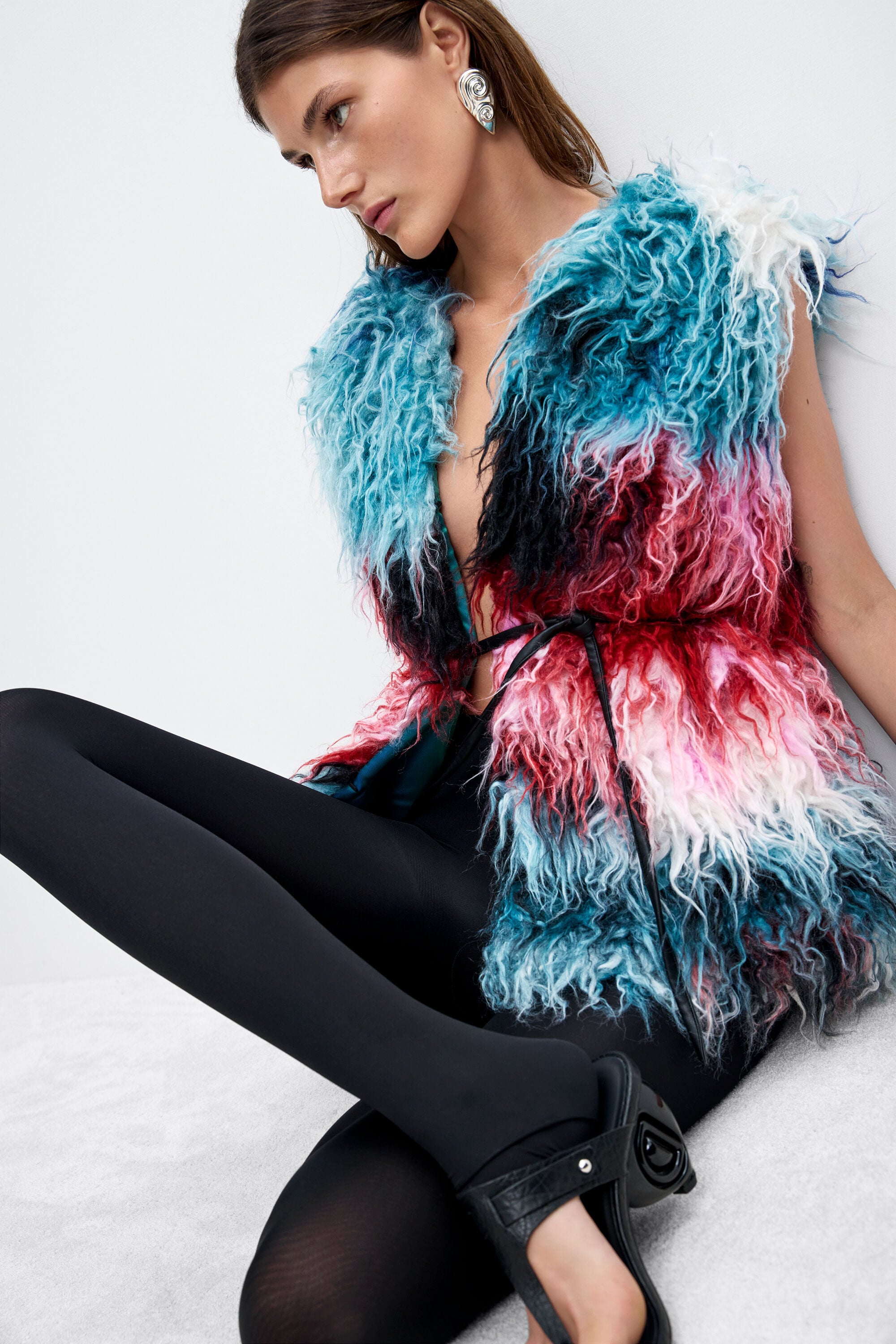 Desigual Synthetisch bonten vest M.C. Lacroix