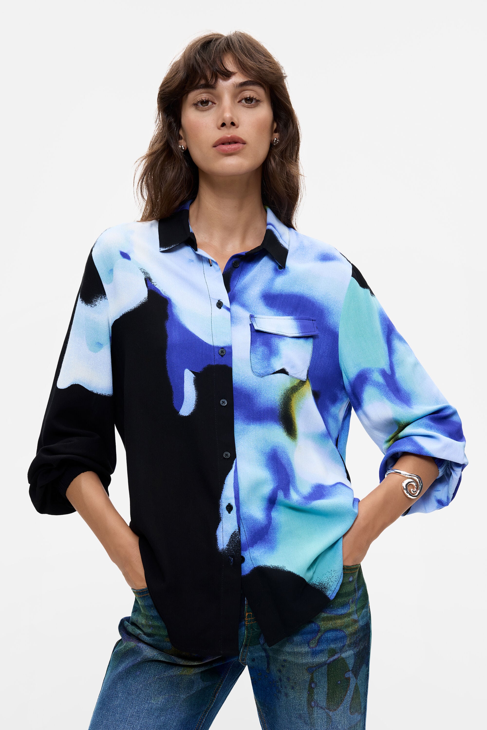 Desigual Bedrukte Lacroix overhemd