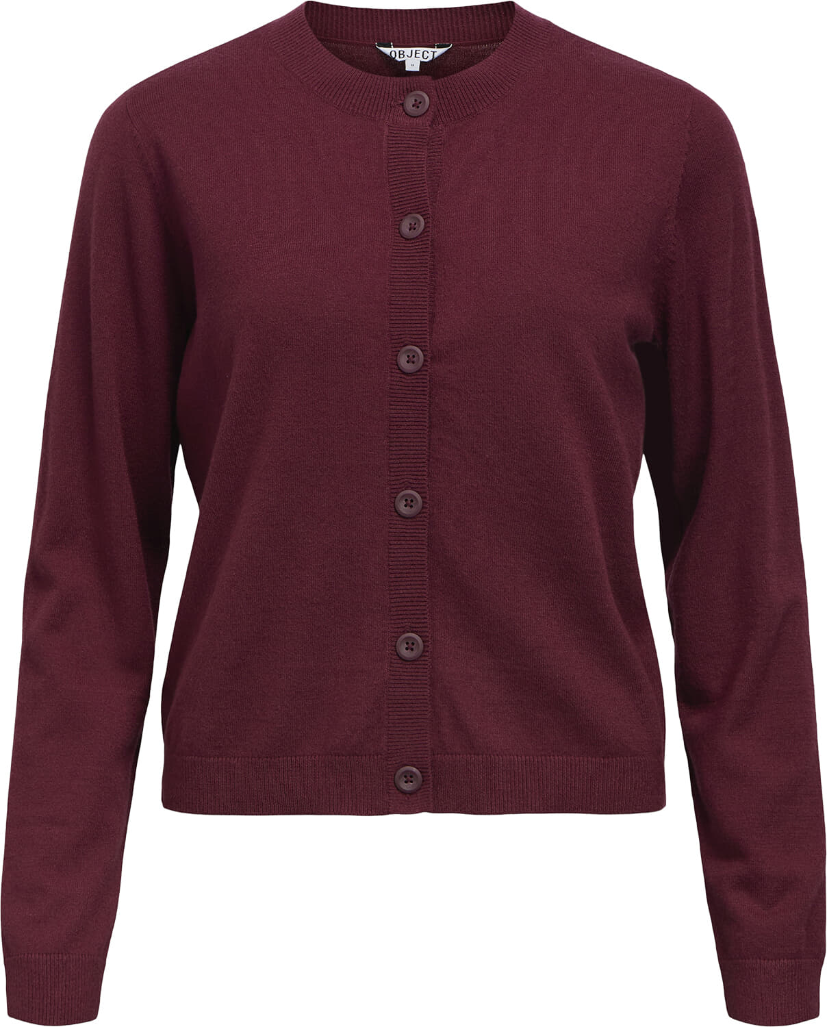 Object Vest Thess Kort Bordeaux Rood dames