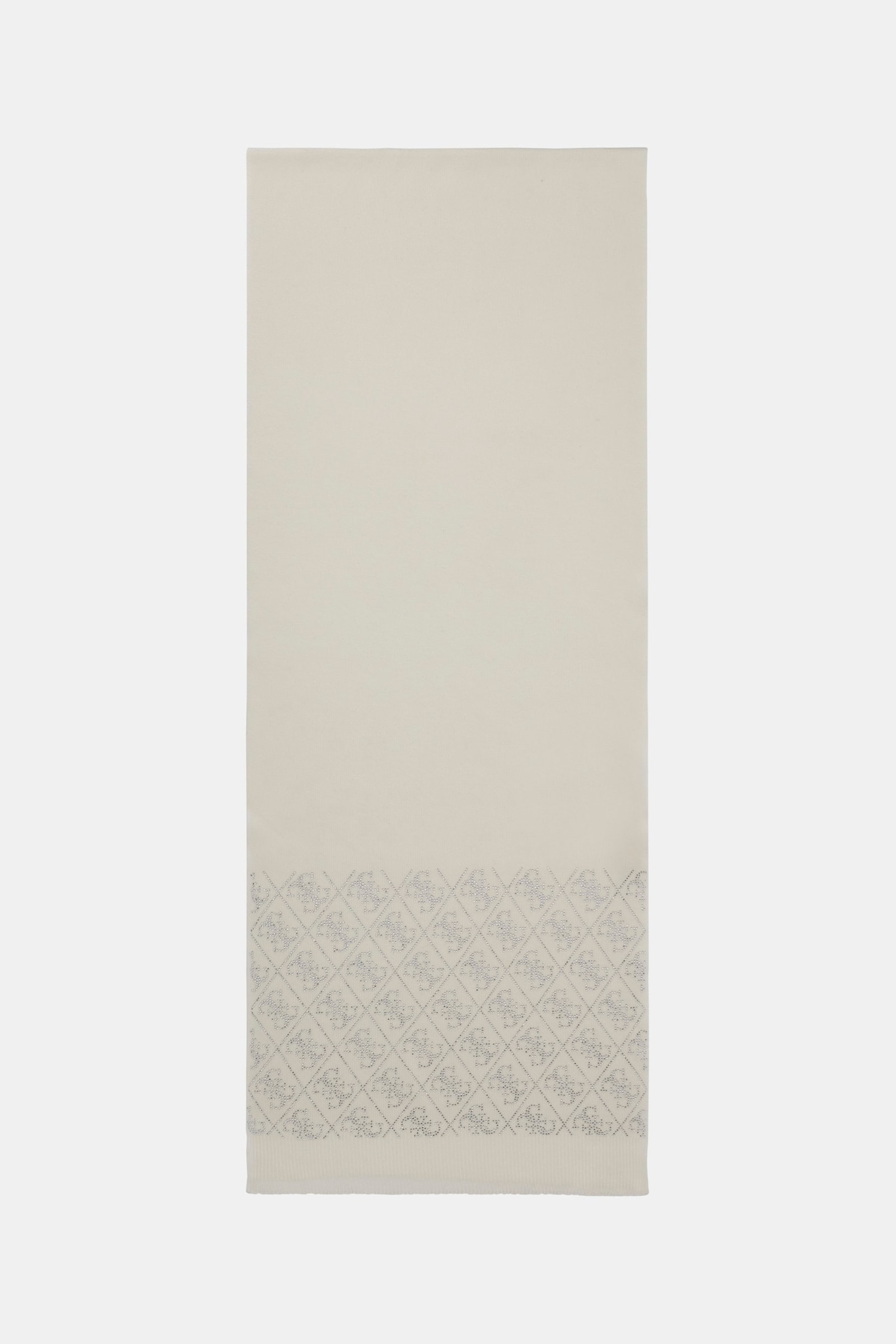Guess Sjaal Met Logo Met Stras in beige