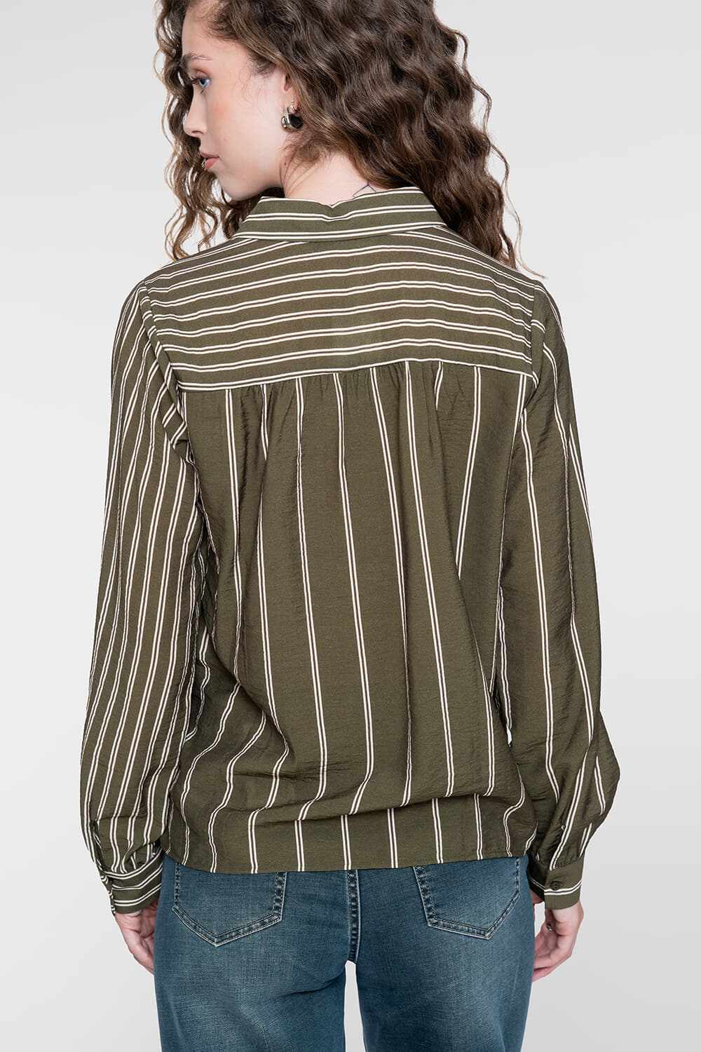 Geisha Blouse Army dames