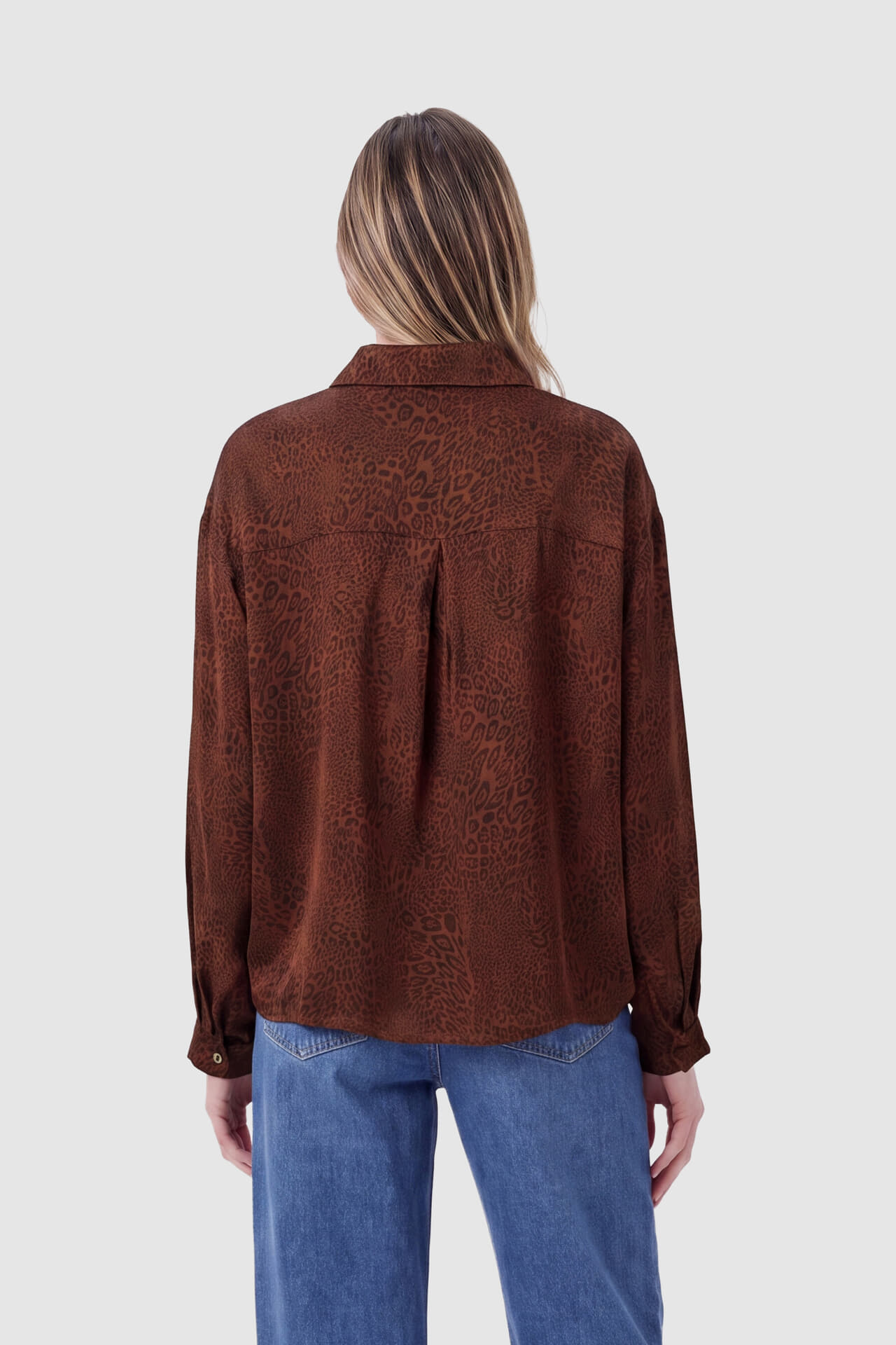 In Shape Casey brown blouse for women