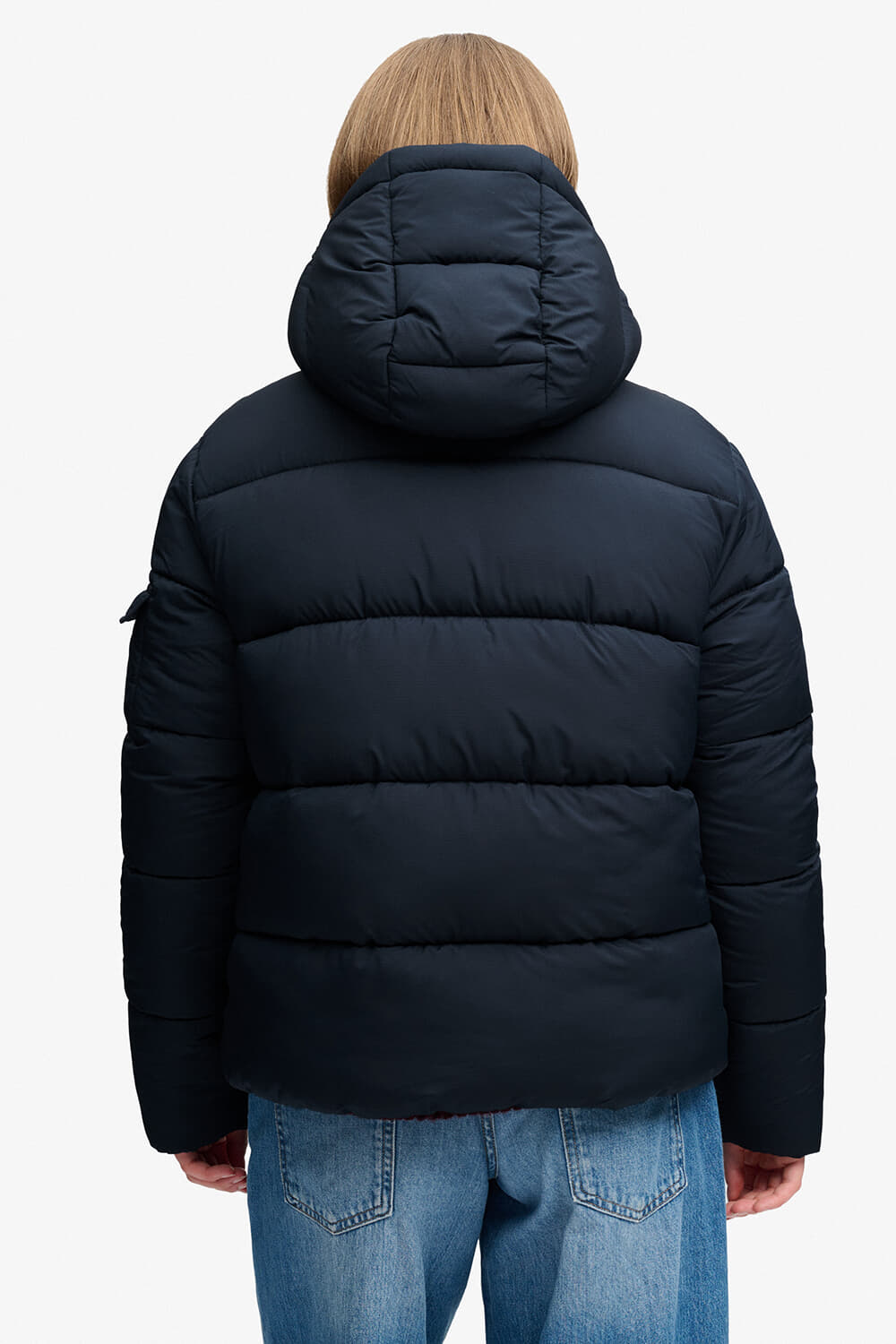 Superdry & Co Pufferjas Premium Ripstop Navy dames