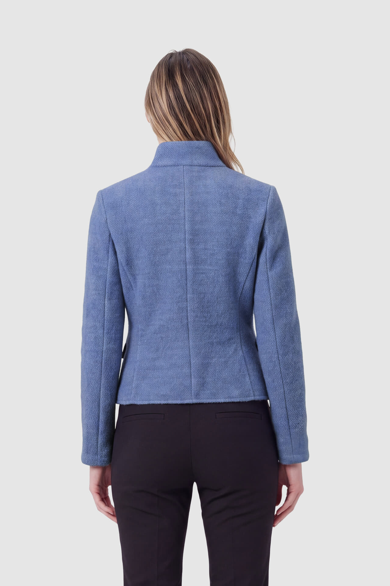B Three Blazer Maartje Jeans Light dames in blauw