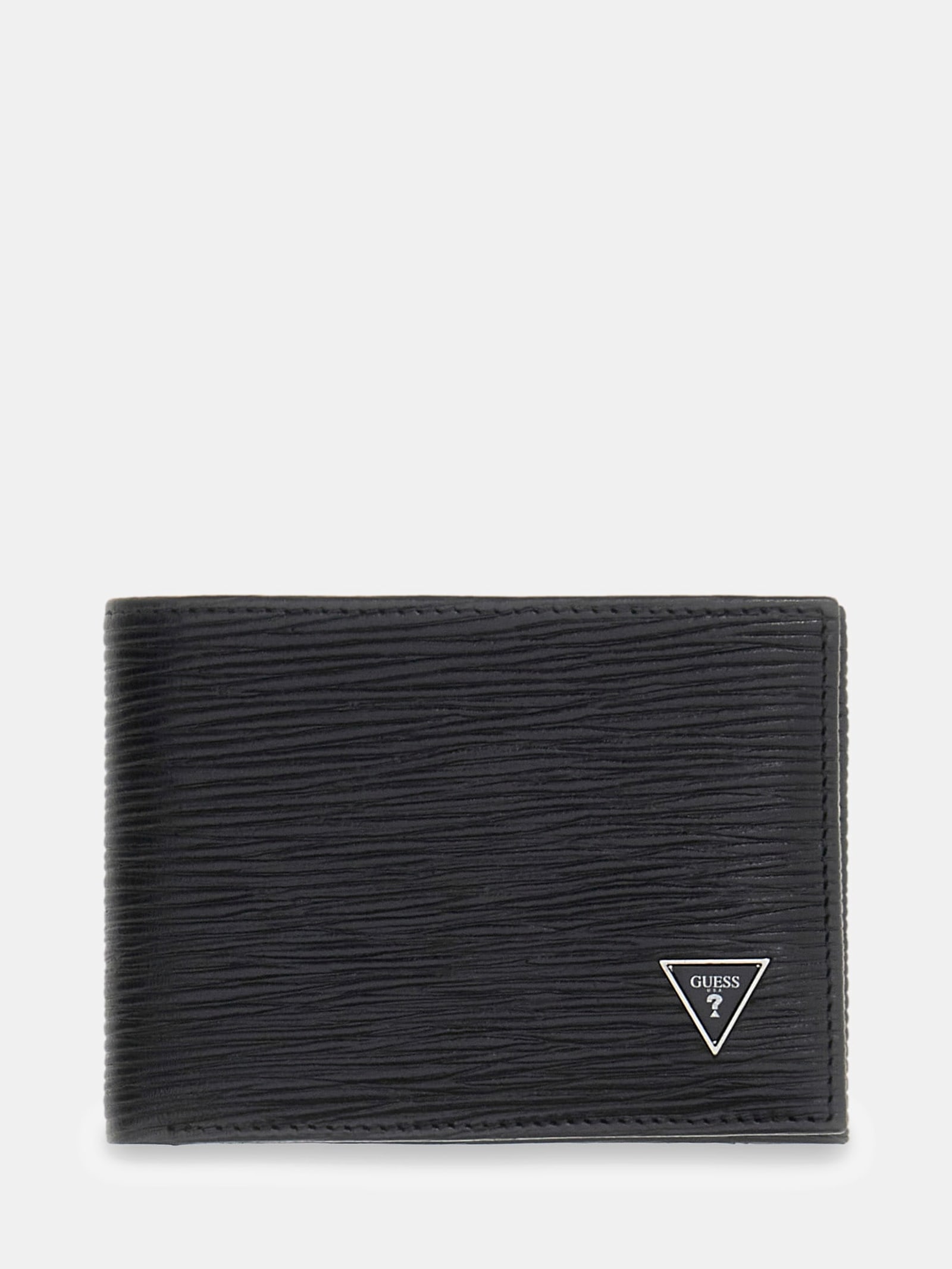 Guess Milano Leren Portemonnee Met Logo