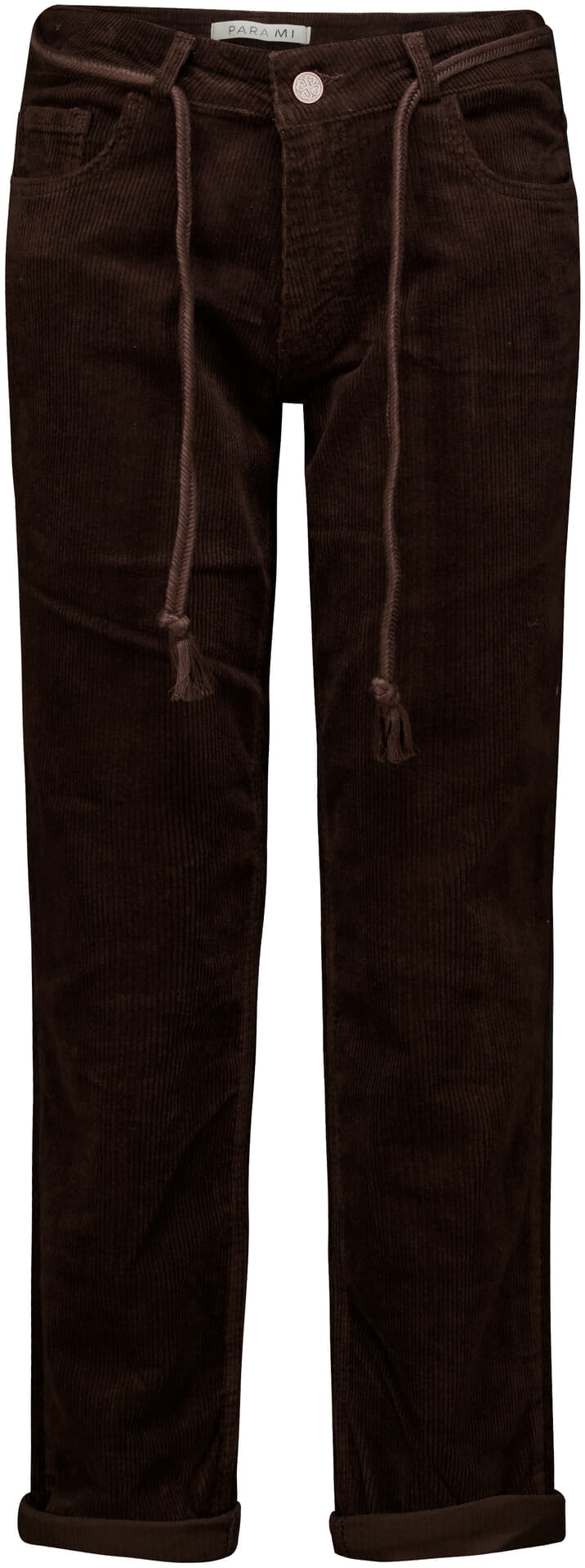 Para Mi Broek Bobby Corduroy Bruin dames