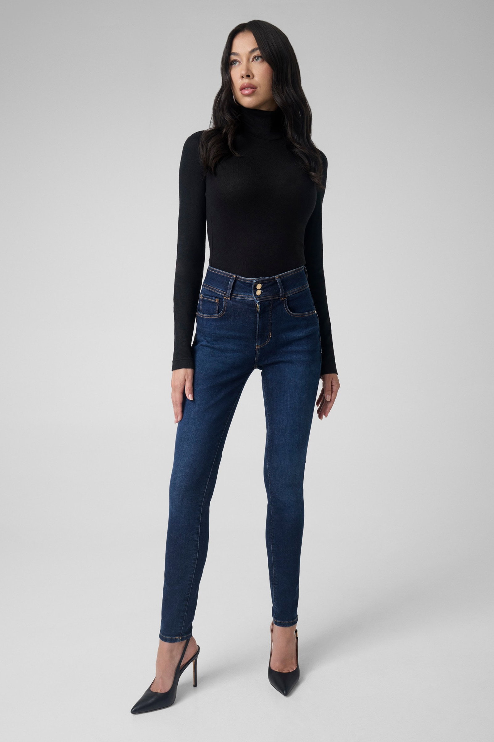 Guess Shape Up Jeans in blauw