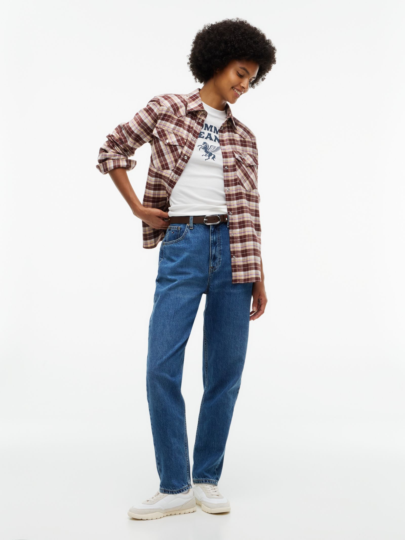 Tommy Jeans 90s high rise tapered mom jeans