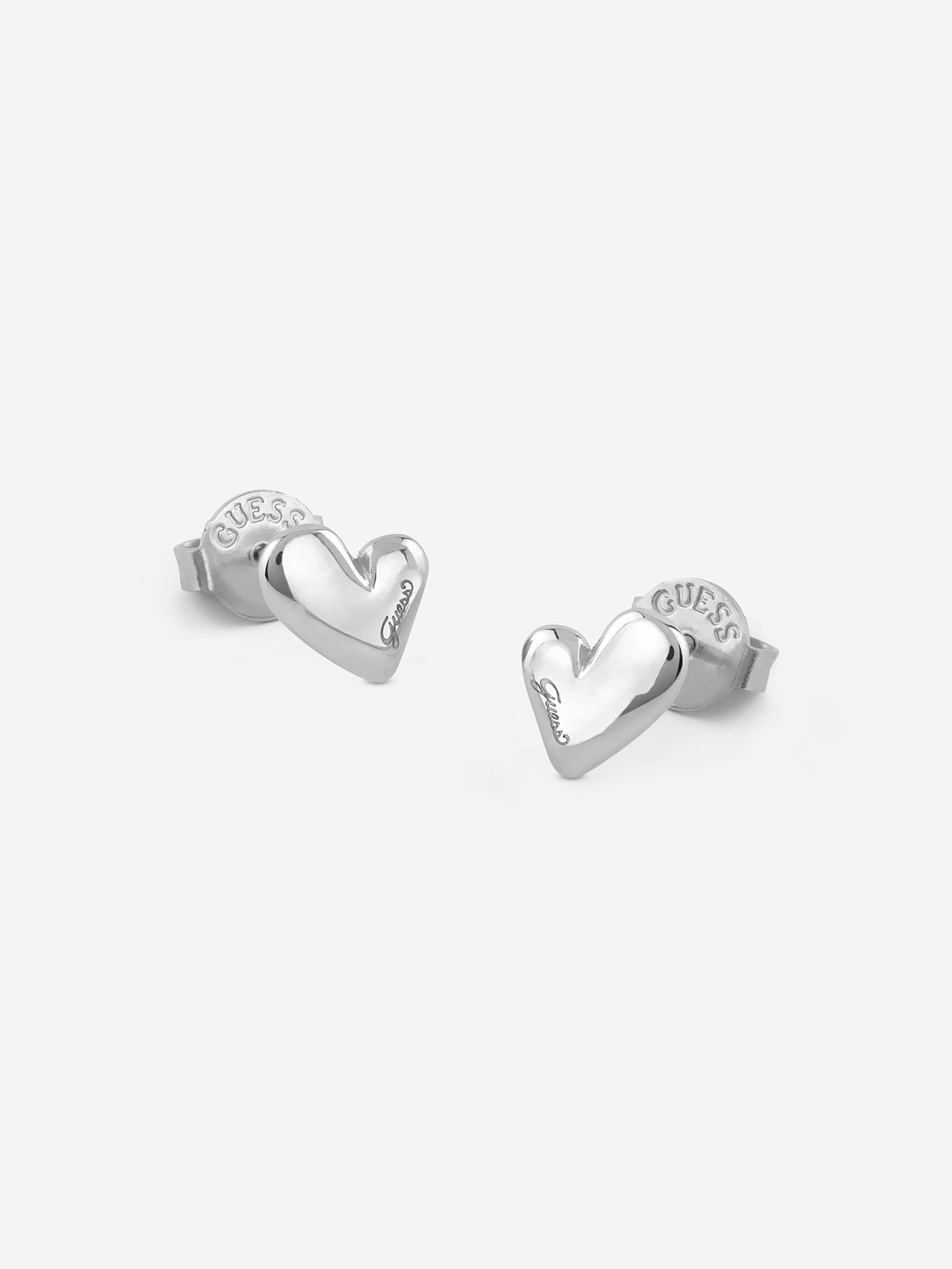 Guess Golden Love Oorbellen in zilver