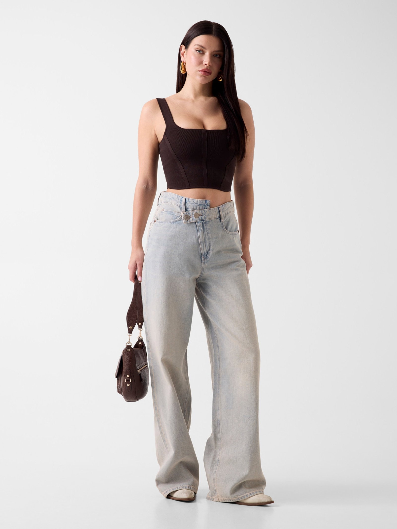 Guess Wide-Leg Jeans in blauw