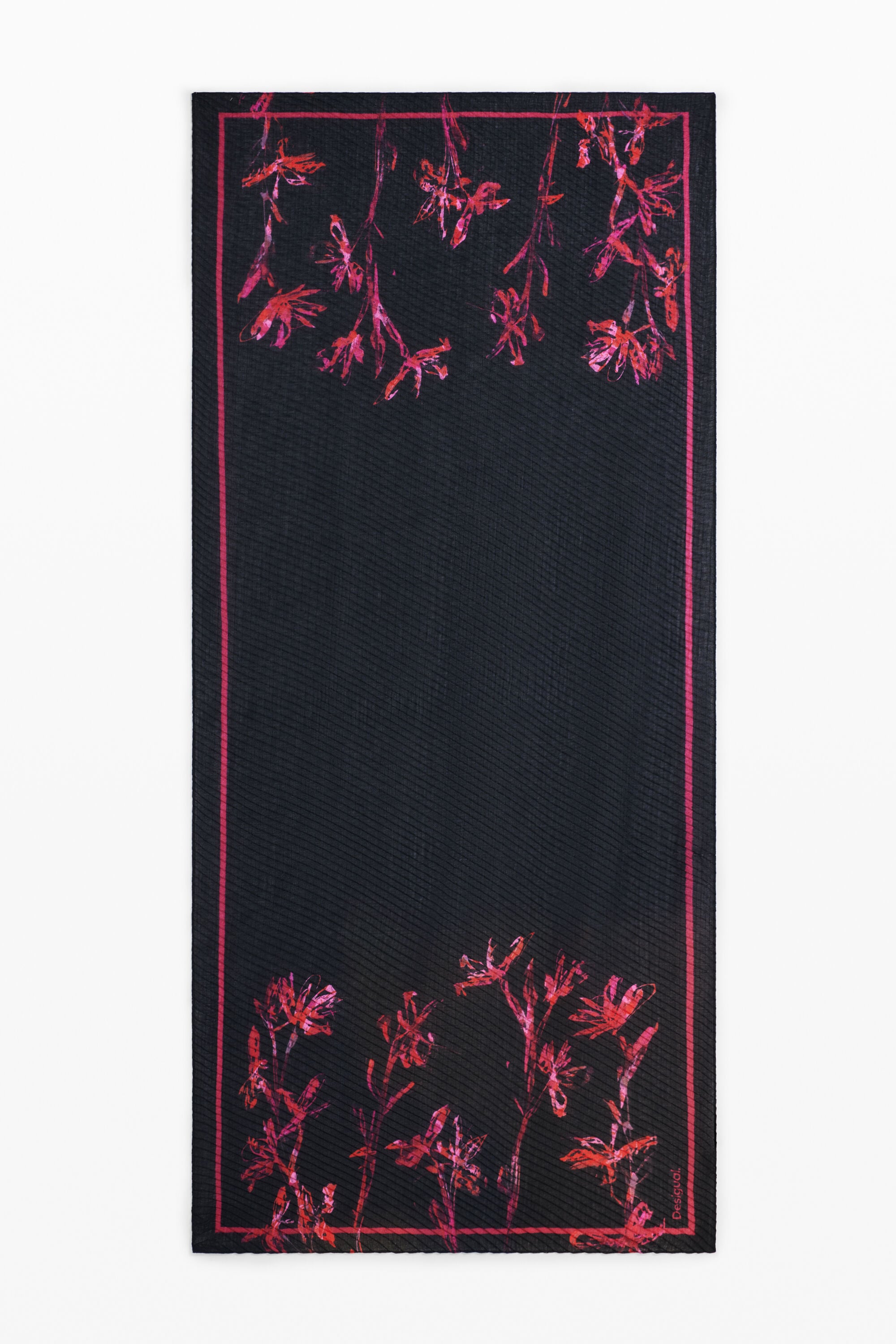 Desigual Foulard orchidee levendige kleuren