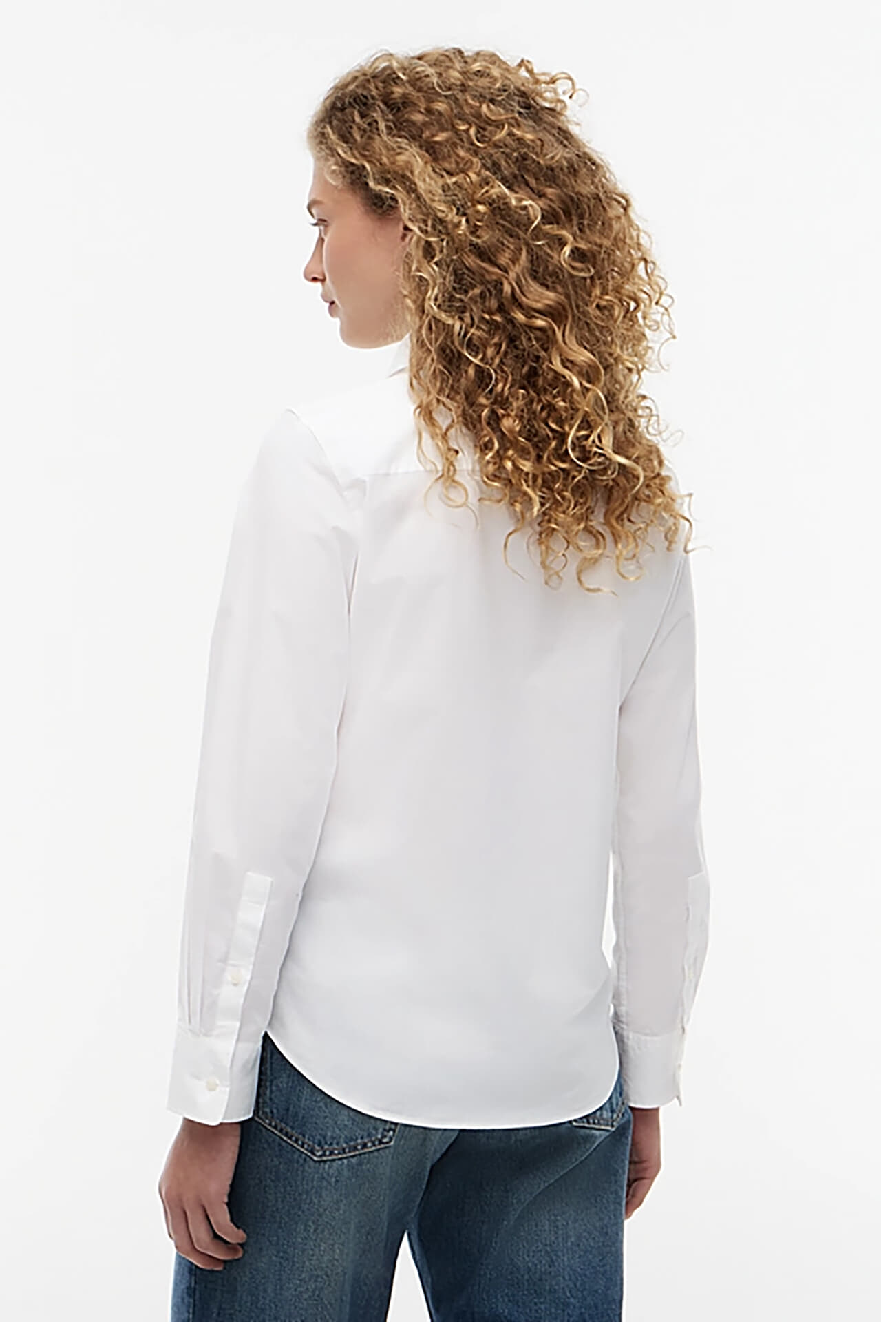 Tommy Hilfiger Overhemd cotton stretch regular Wit dames