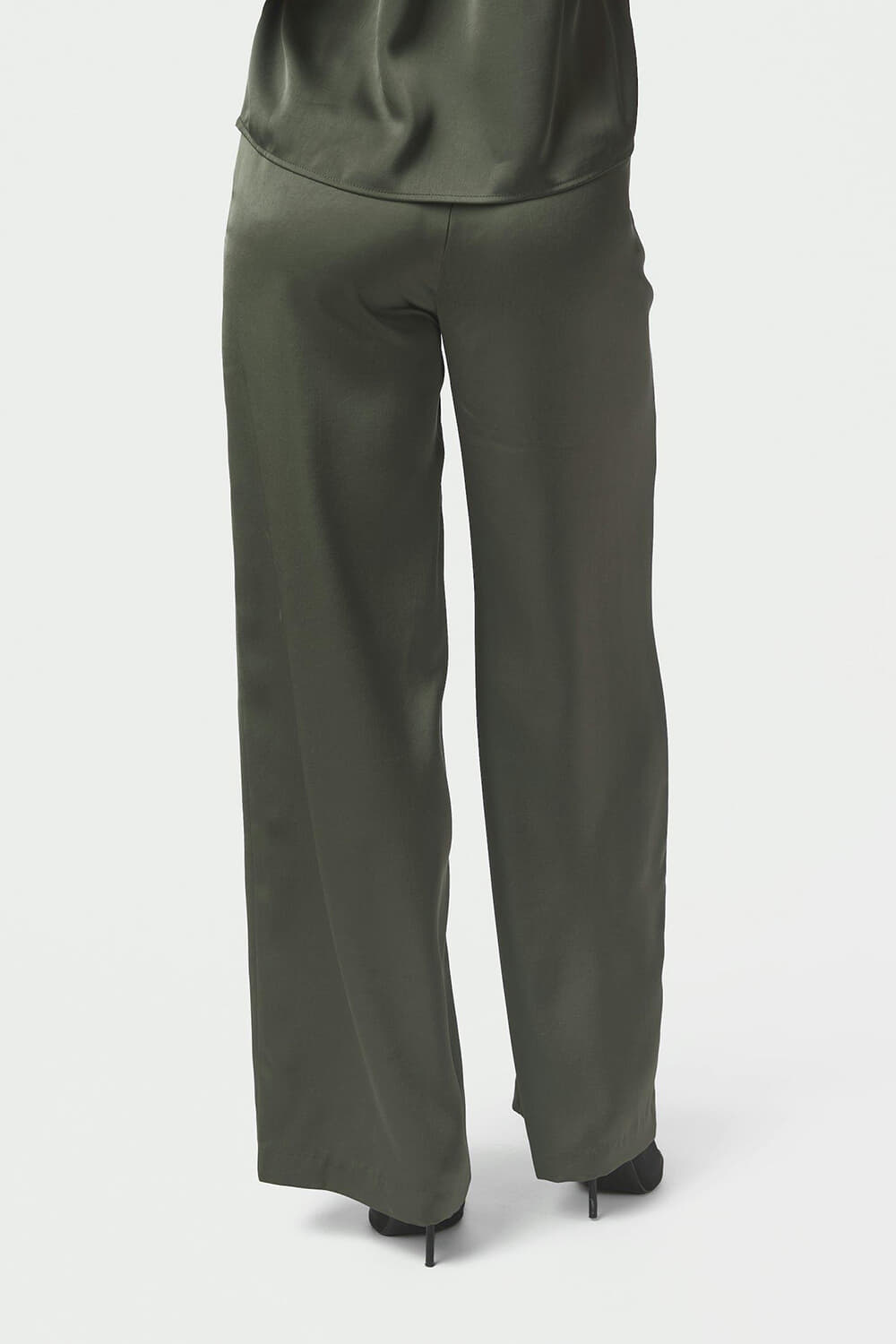 Neo Noir Pantalon Emmett Heavy Sateen Groen dames
