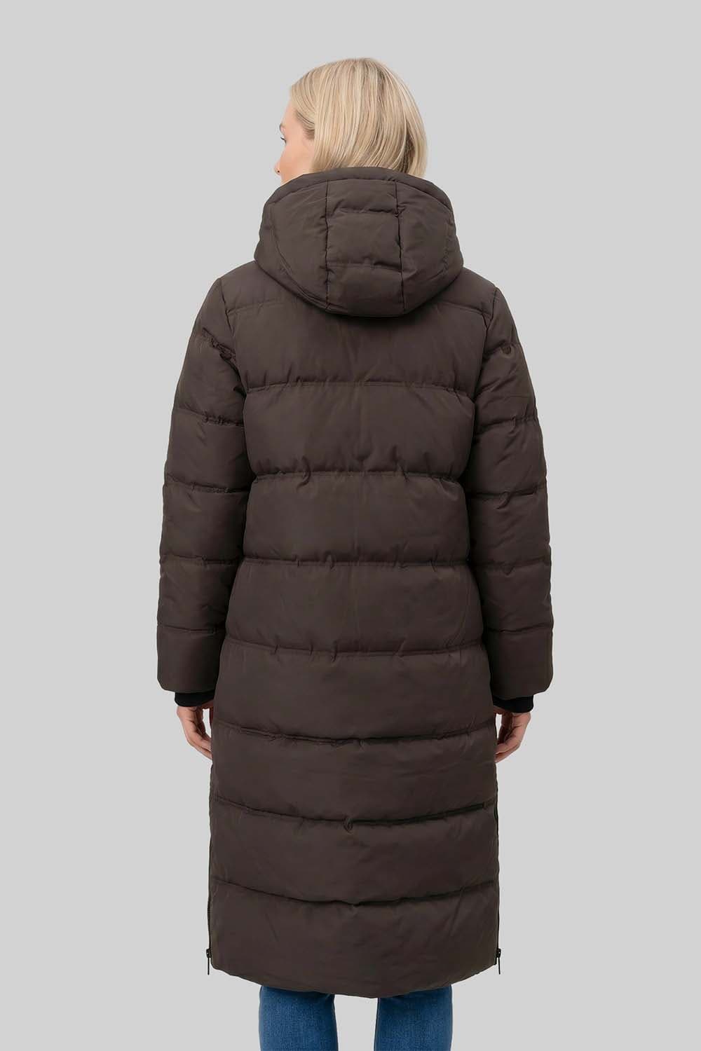 Covered Jas Julia Bruin dames