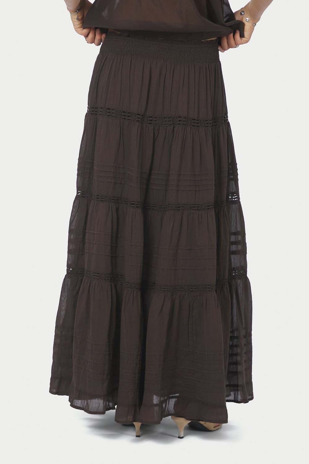 Neo Noir Rok Felicia Bruin dames
