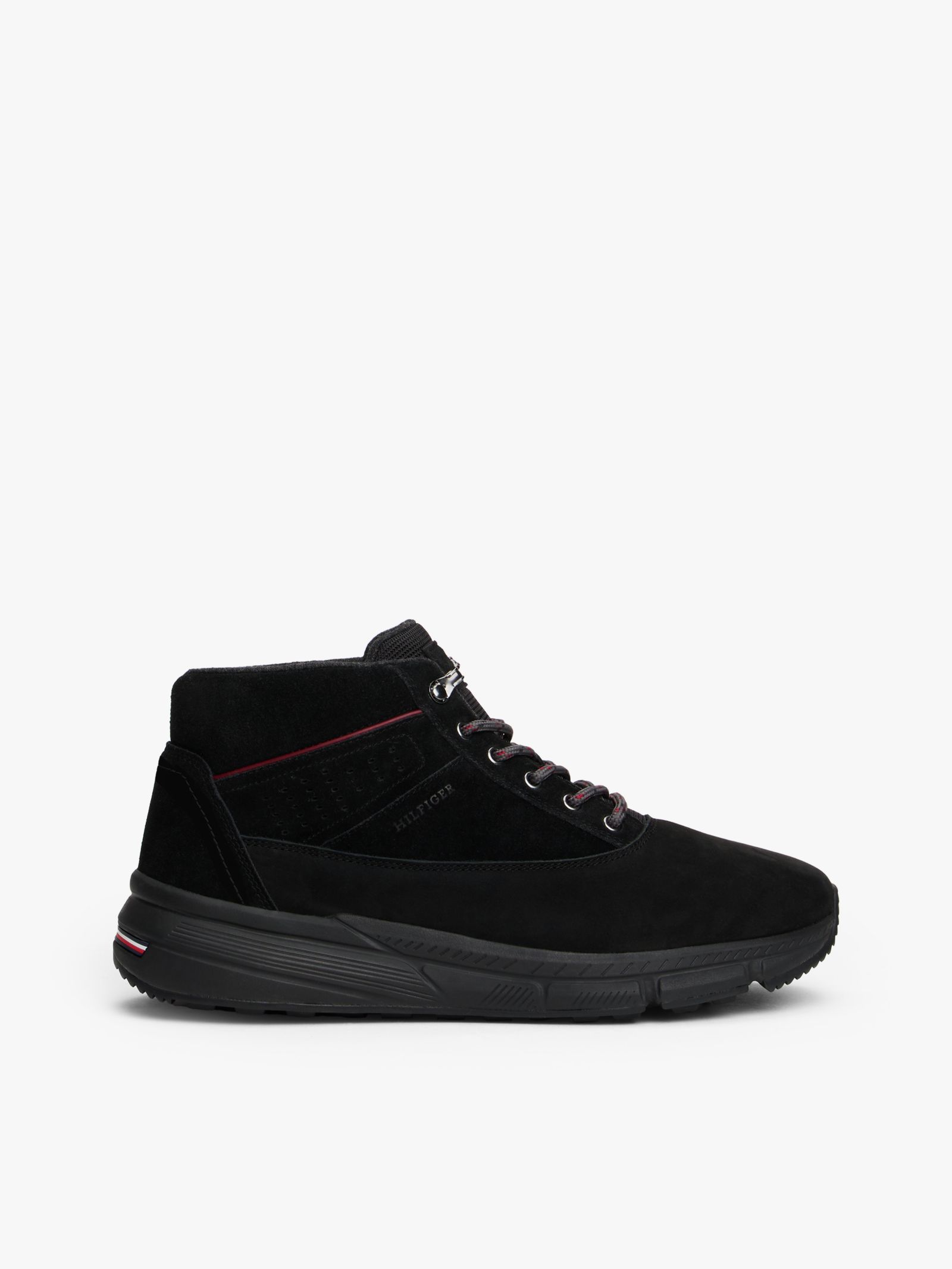 Tommy Hilfiger Leren hybride boots met warme voering