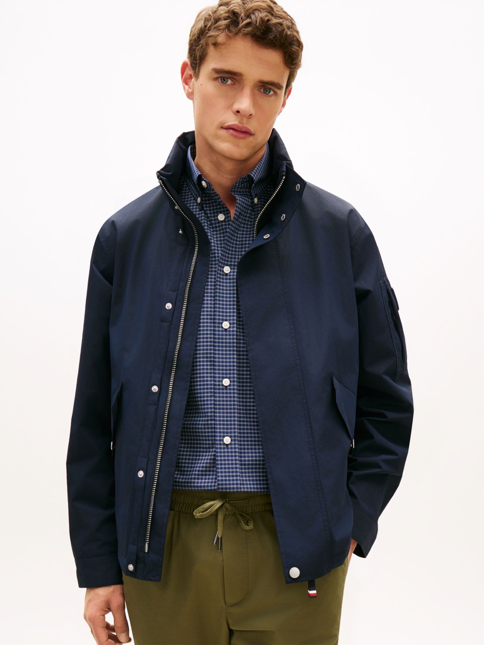 Tommy Hilfiger Utility regattajack van crinkle nylon
