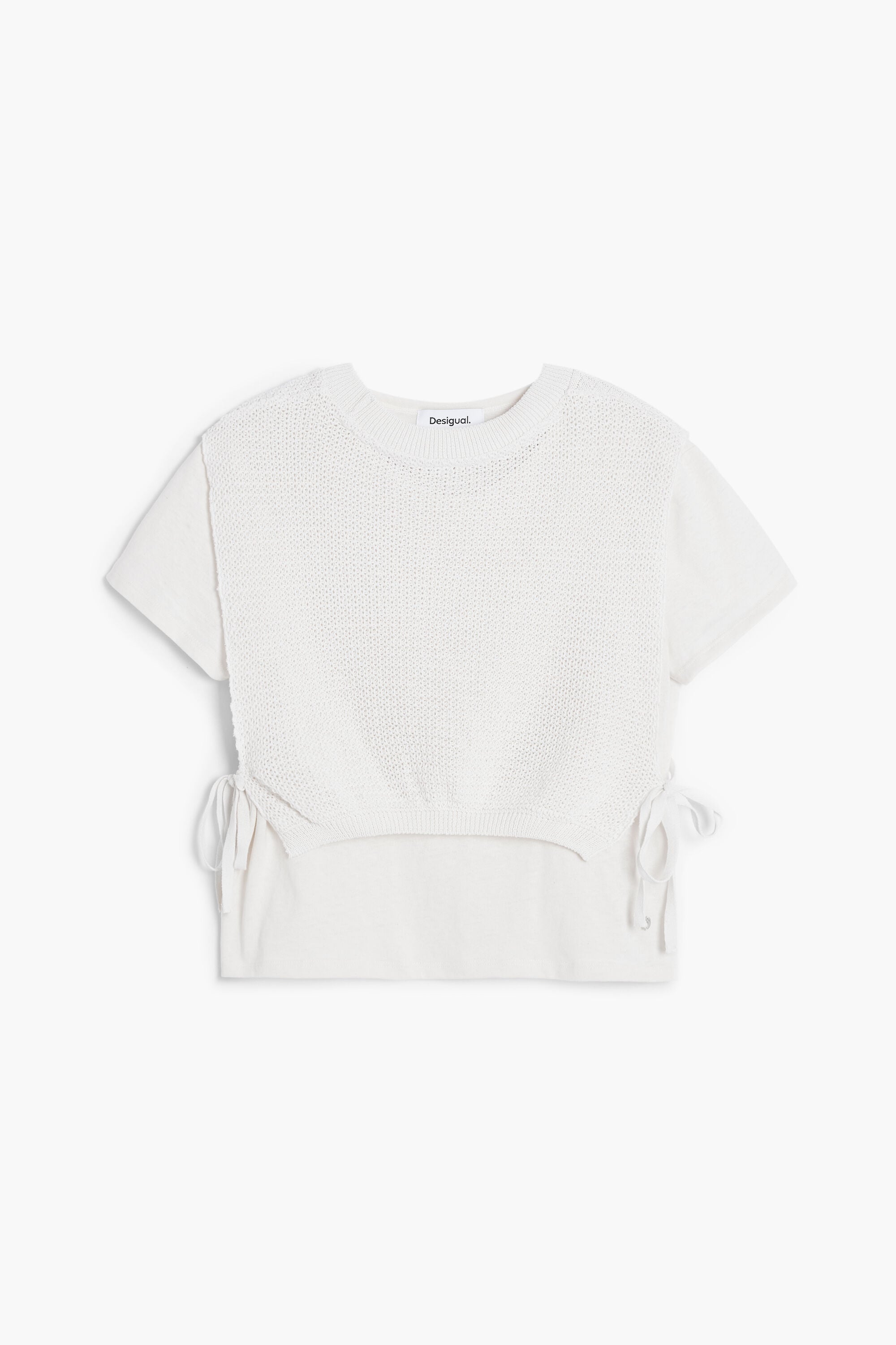 Desigual 2-in-1 T-shirt met vest